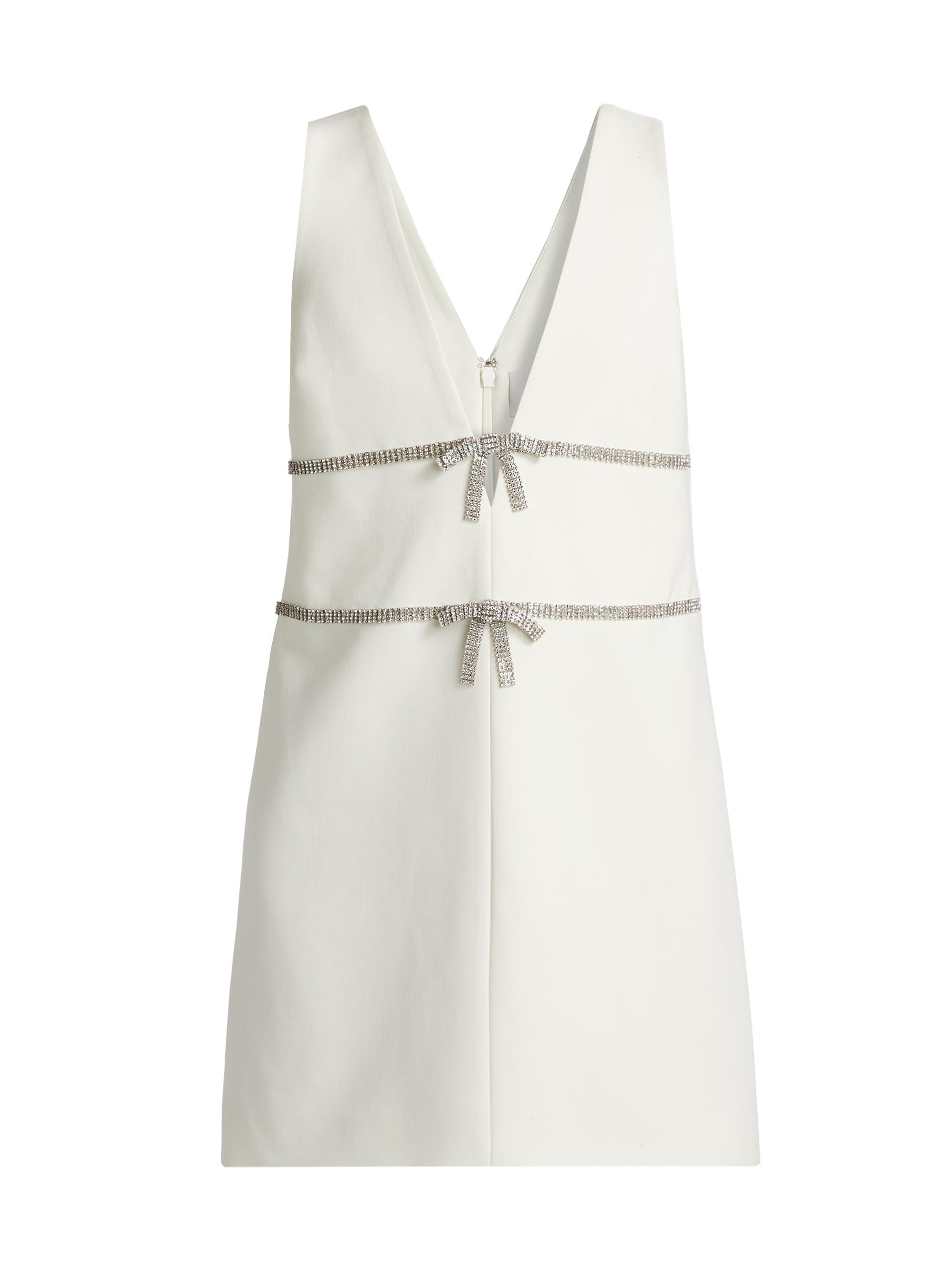 Cinq à Sept Women's Chani Crystal Bow Embellished Shift Minidress -