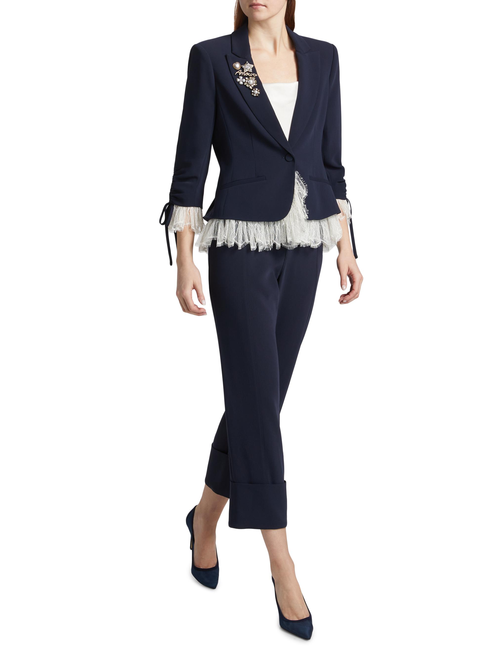 princess polly baby blue dress Charter Club Women Mid Rise Slim Leg Ankle Dress Pants Deep Black 8 main image 1