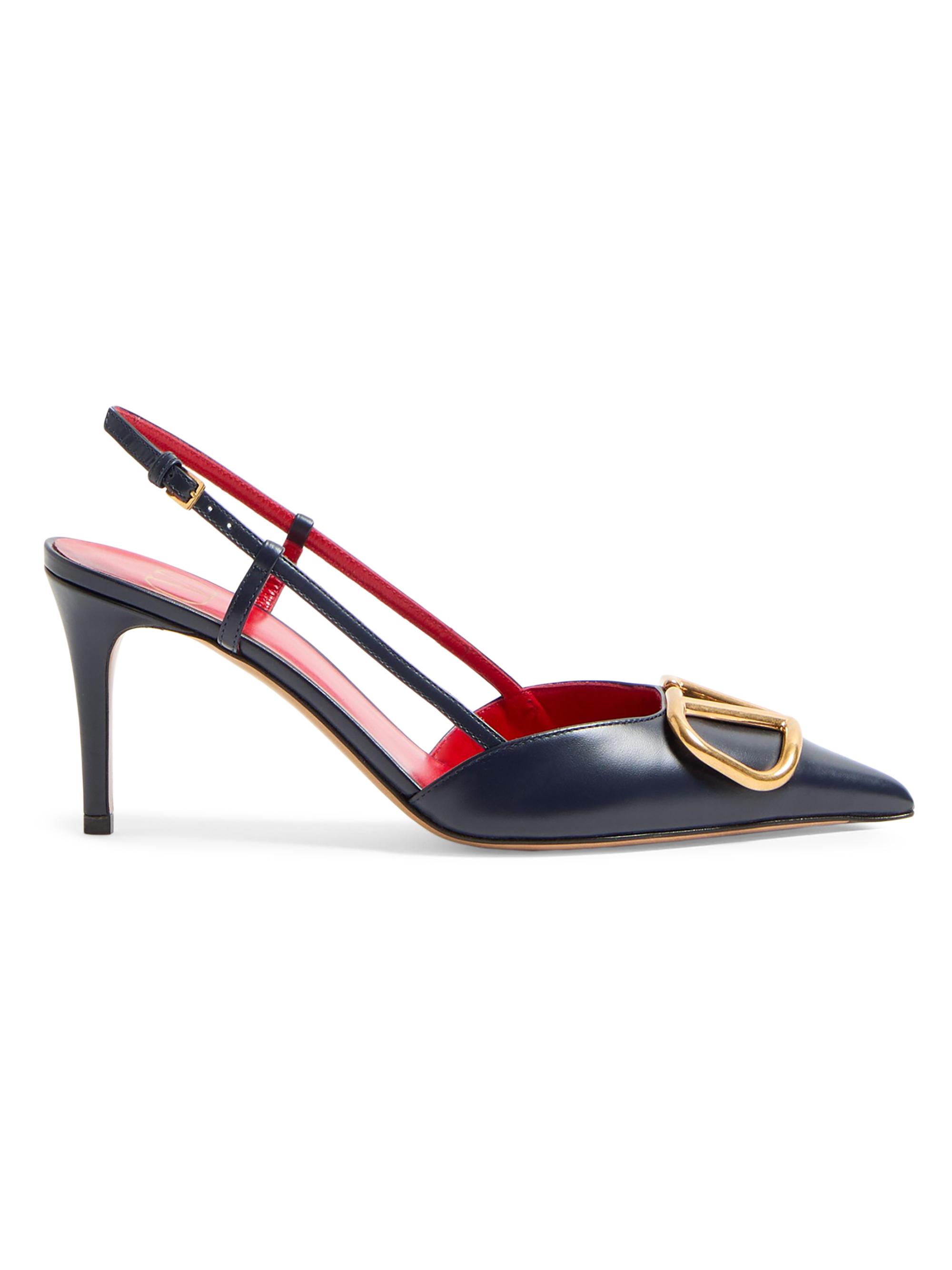 Valentino Garavani Rockstud Bow Slingback Pumps in Patent