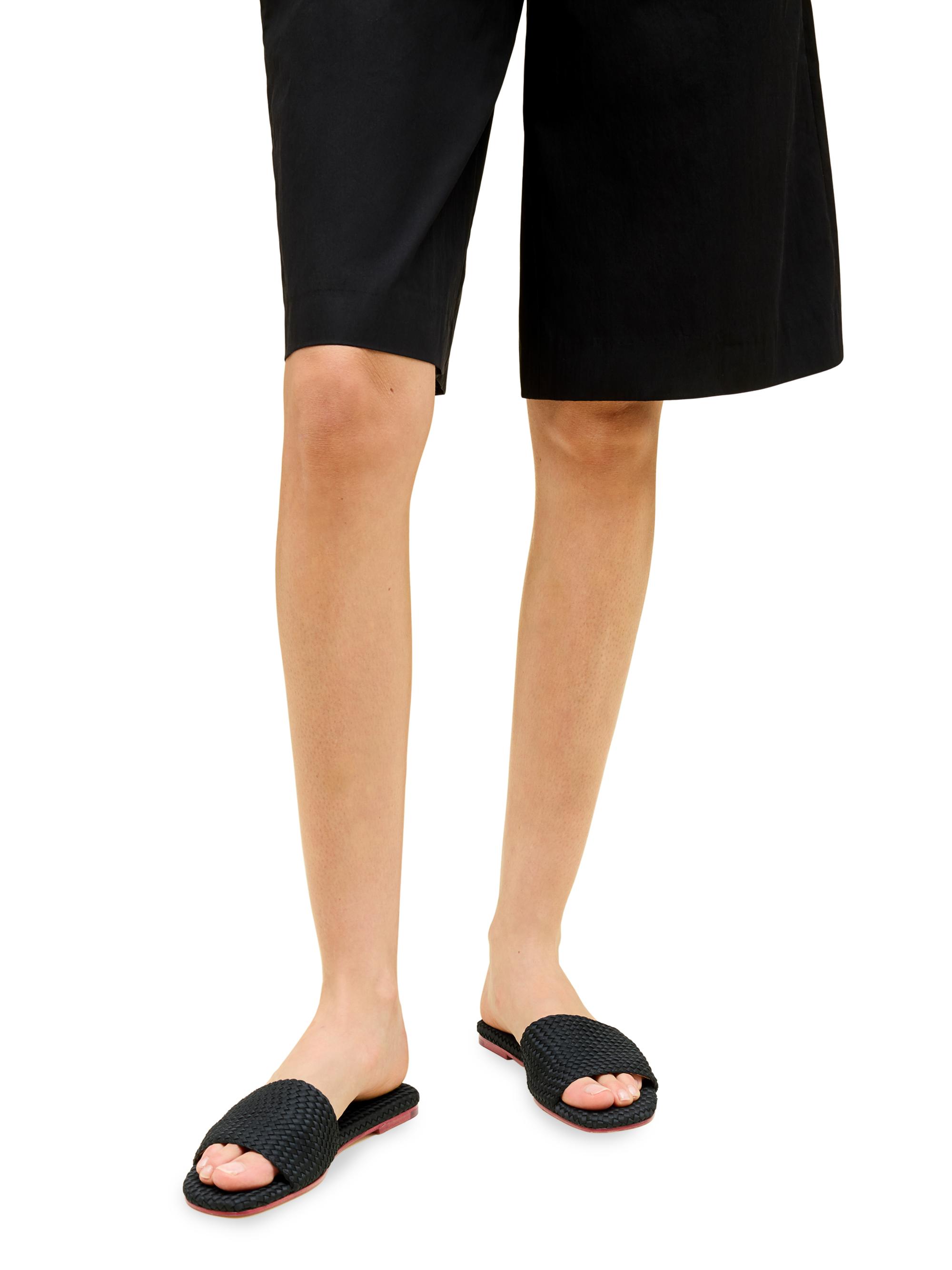 Naghedi Women's St. Barths Slide Sandals - Onyx | Thumbnail 6