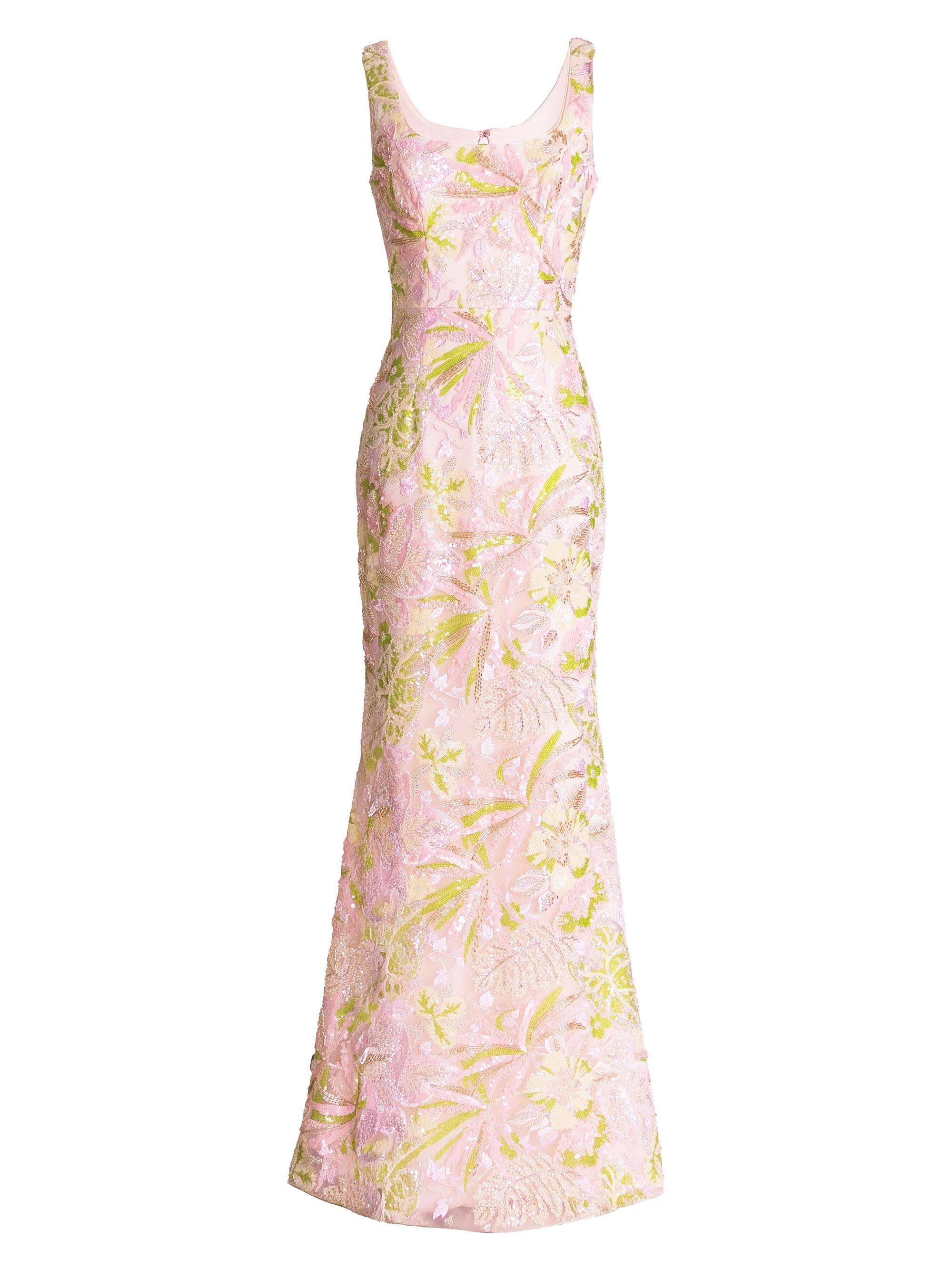 open lace back dress Dress The Population Paris Mermaid Gown main image 0