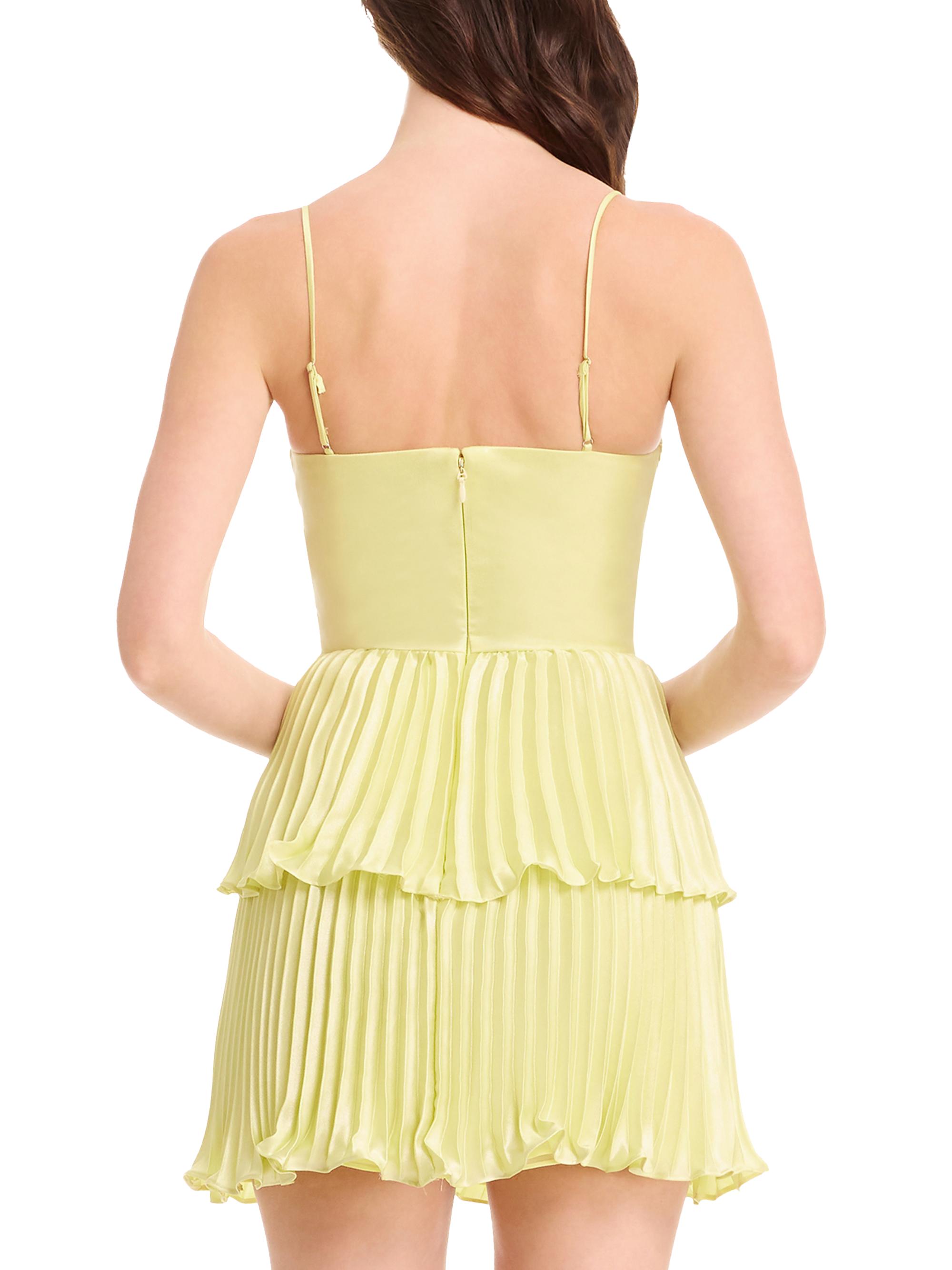 Dress The Population Jianna Pleated Tiered Minidress | Saks Fifth Avenue