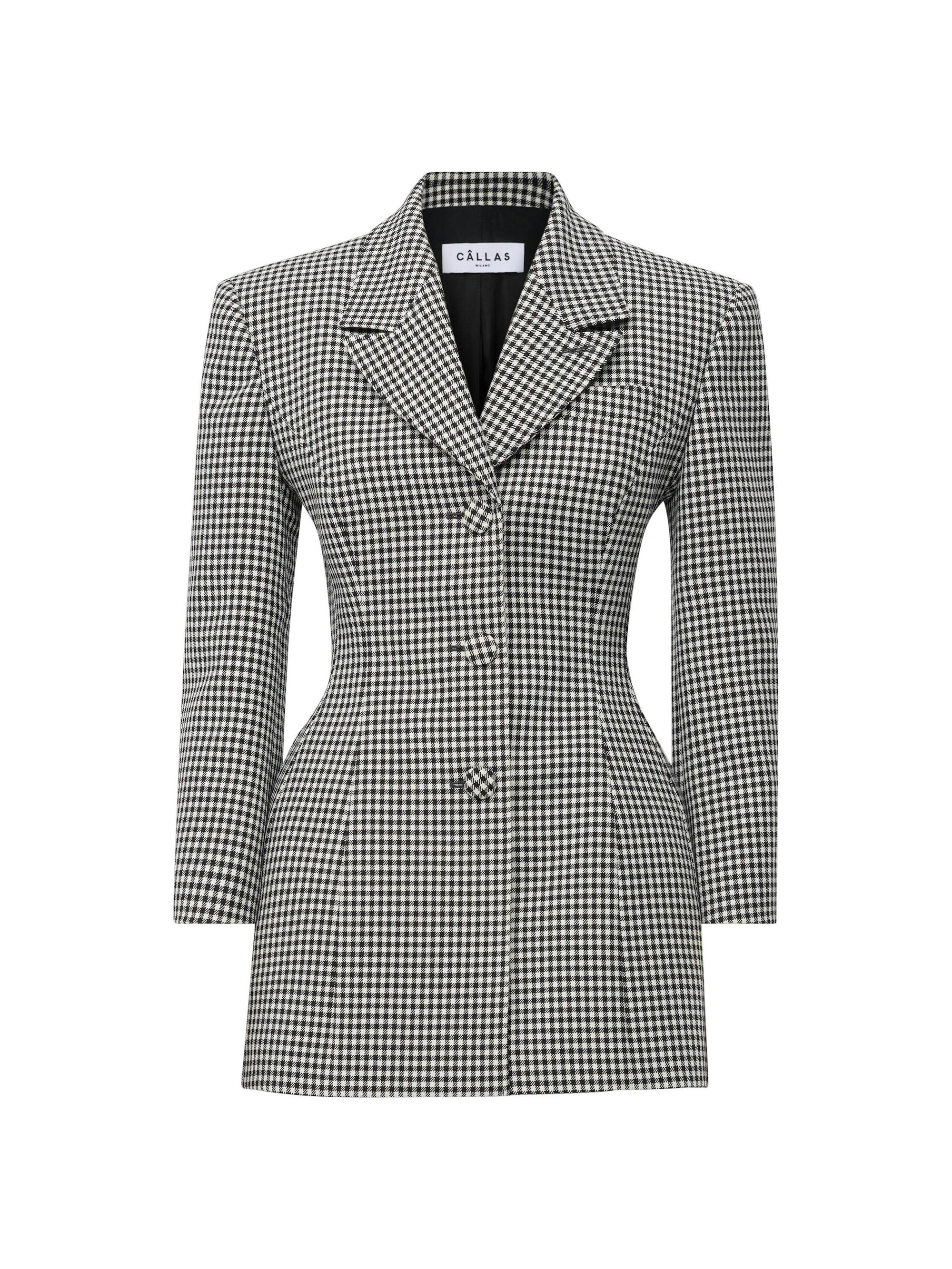 Callas Milano Women's Rive Hourglass Shaped Jacket - Black White