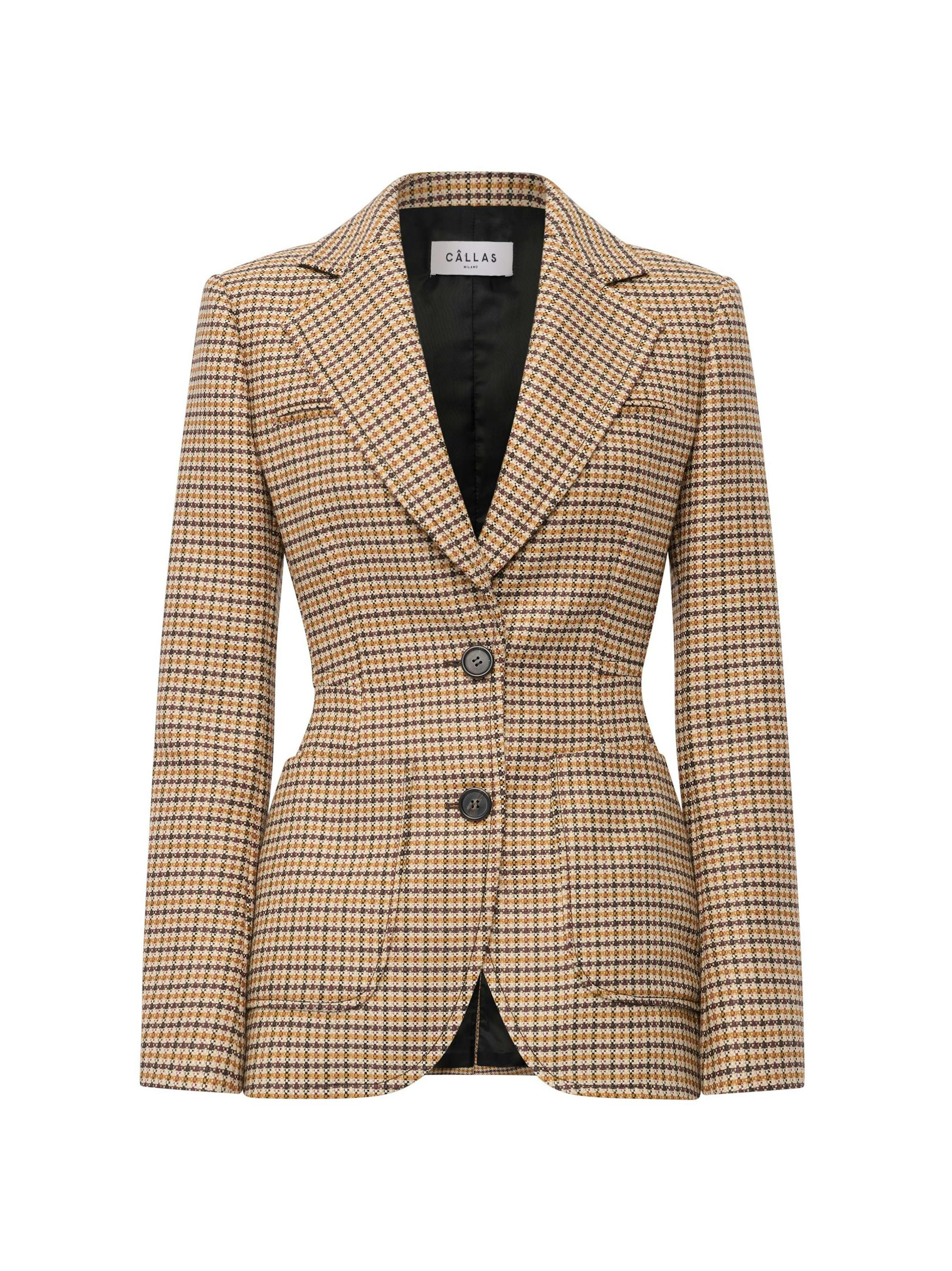 Callas Milano Women's Marlene Fitted Riding Jacket - Caramel Brown