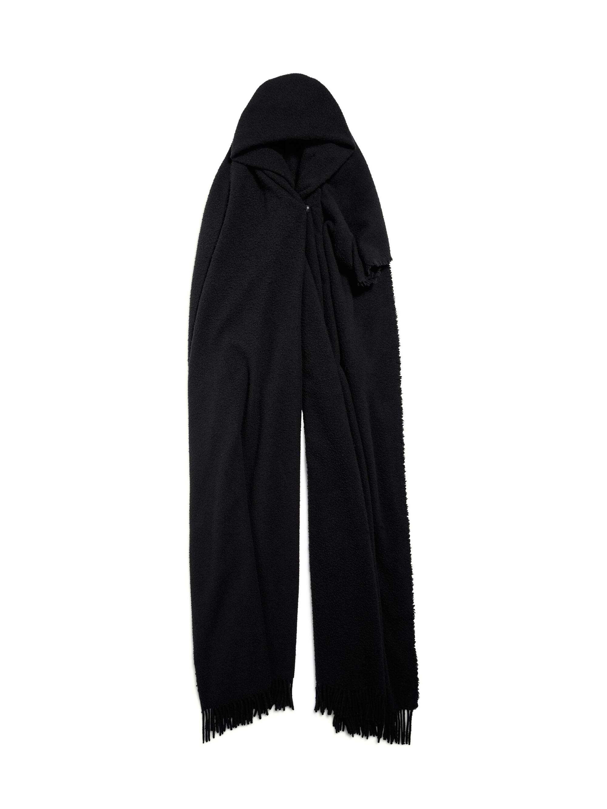 Balenciaga Women's Oversized Scarf - Black