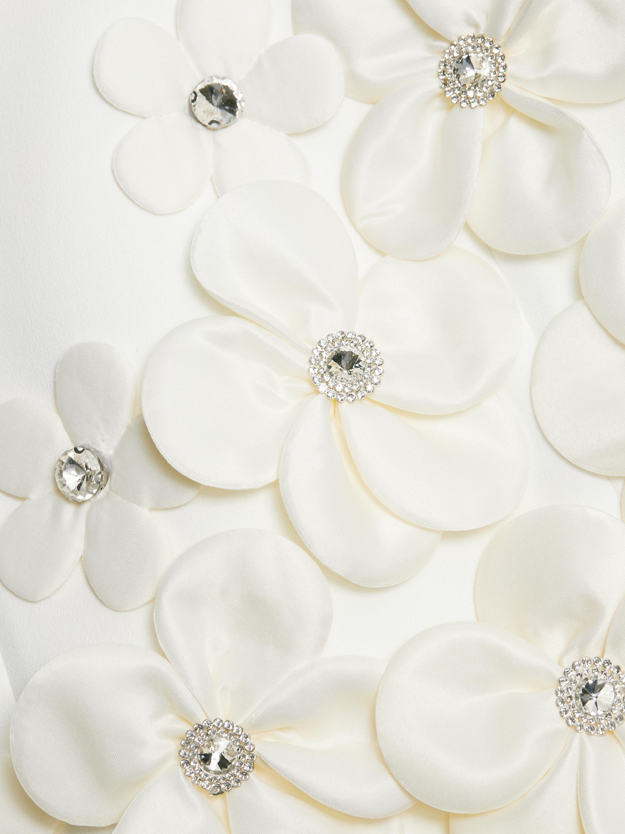 Bronx and Banco Estelle Crystal-Embellished Floral-Appliquéd