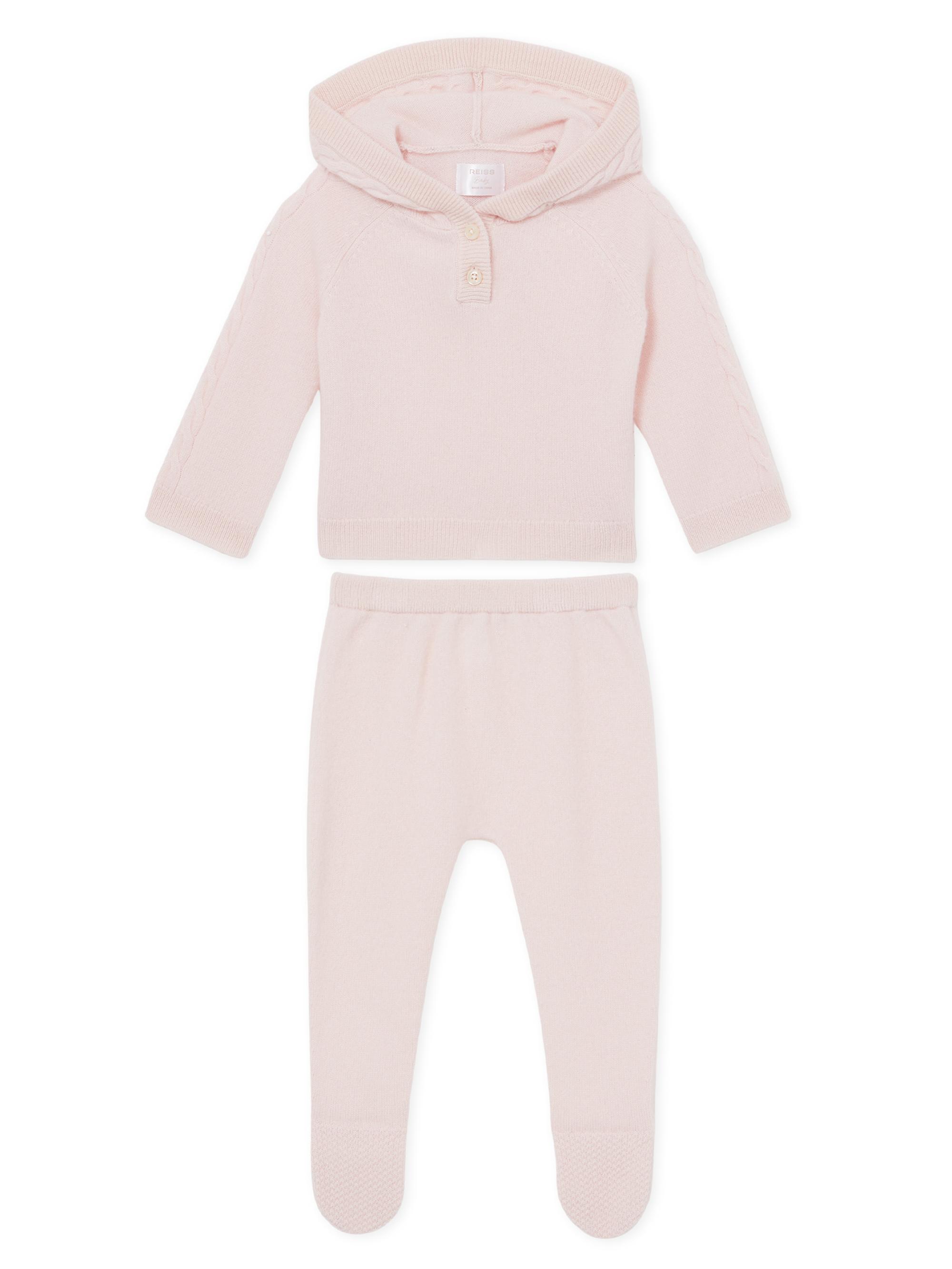 Baby Girl's 2-Piece Cashmere Sweatsuit