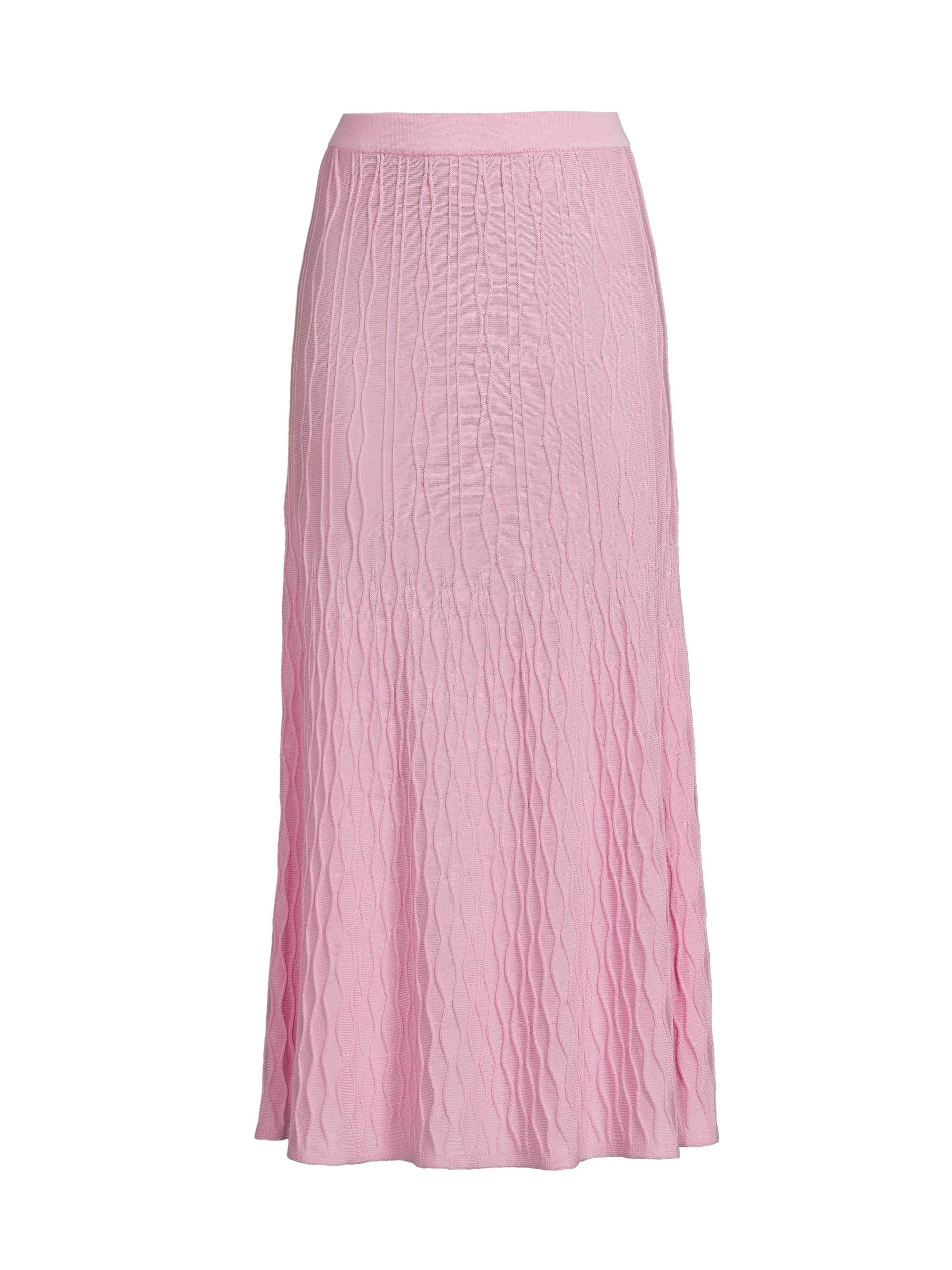 Zimmermann Halliday Shimmer Rib-Knit Midi-Skirt | Saks Fifth Avenue