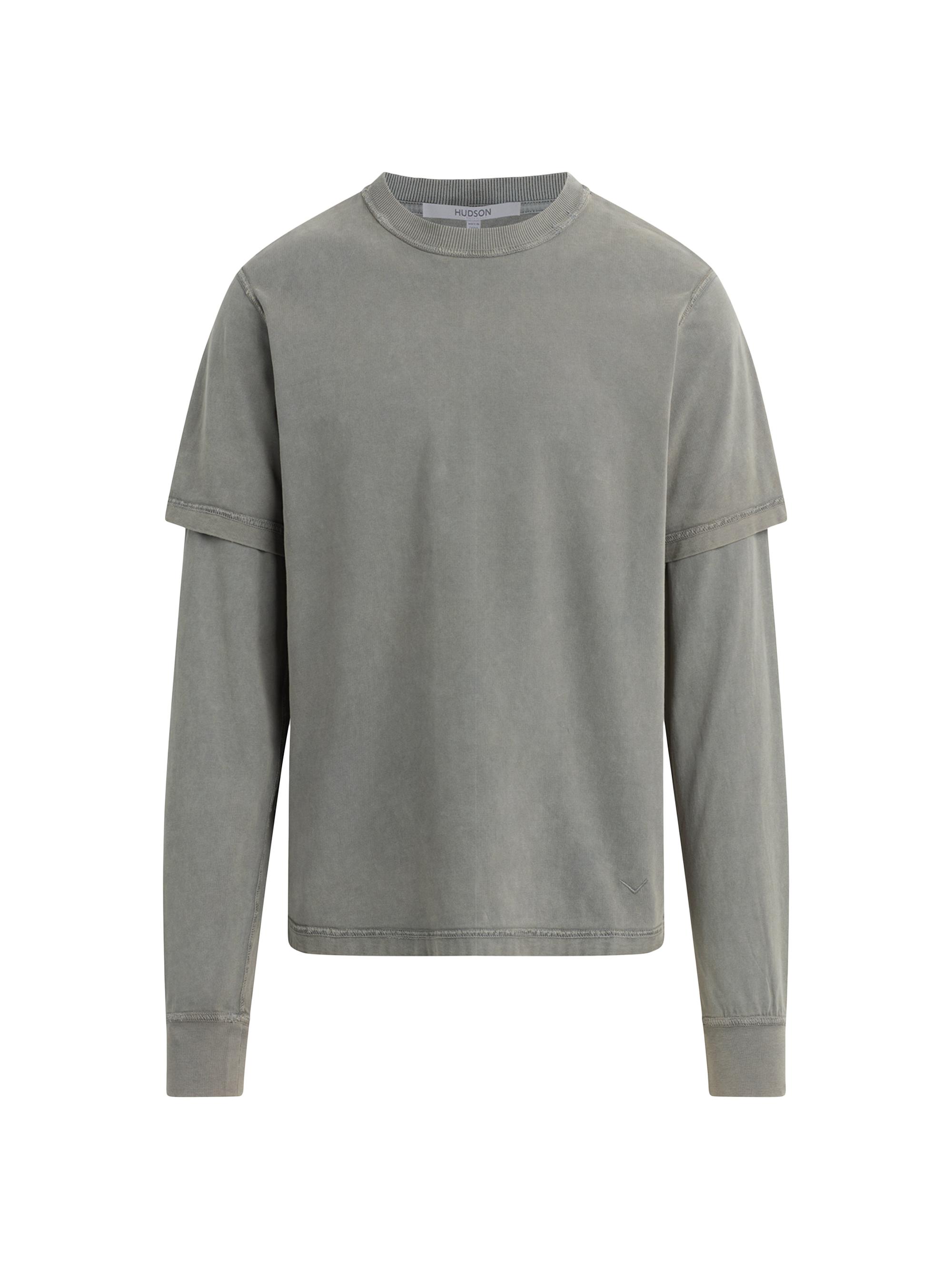 Hudson Jeans Men's Hybrid Cotton T-Shirt - Stone Grey
