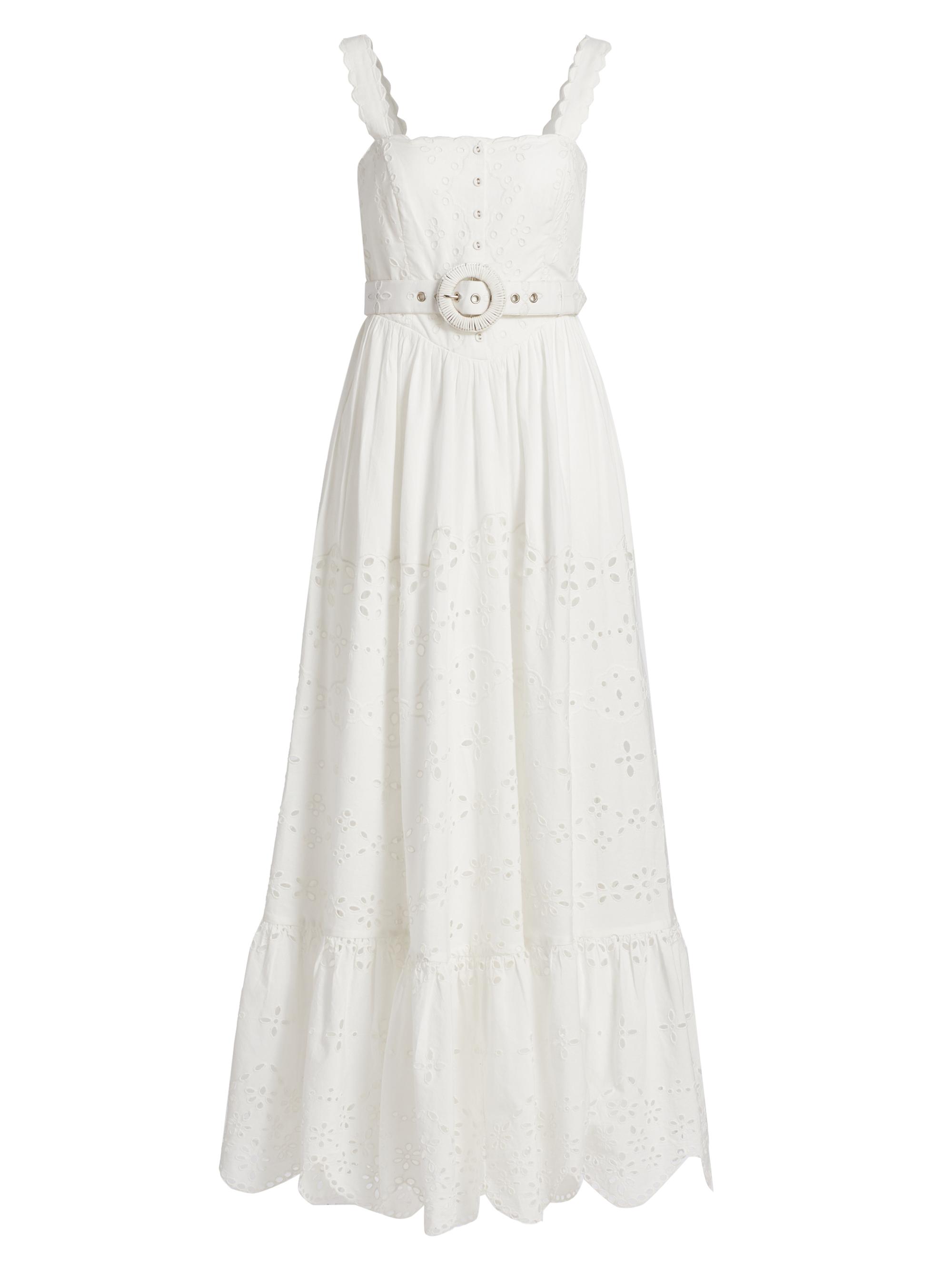 Hemant & Nandita Women's Adya Buckle Maxi Dress - Off White