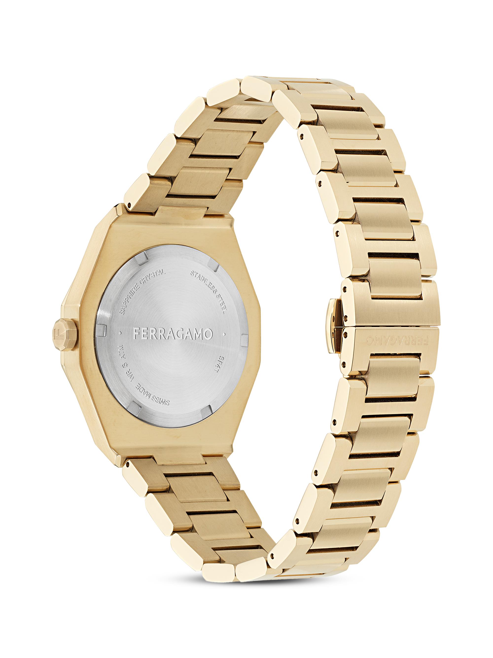 FERRAGAMO Versilia Goldtone Ion-Plated Stainless Steel Bracelet