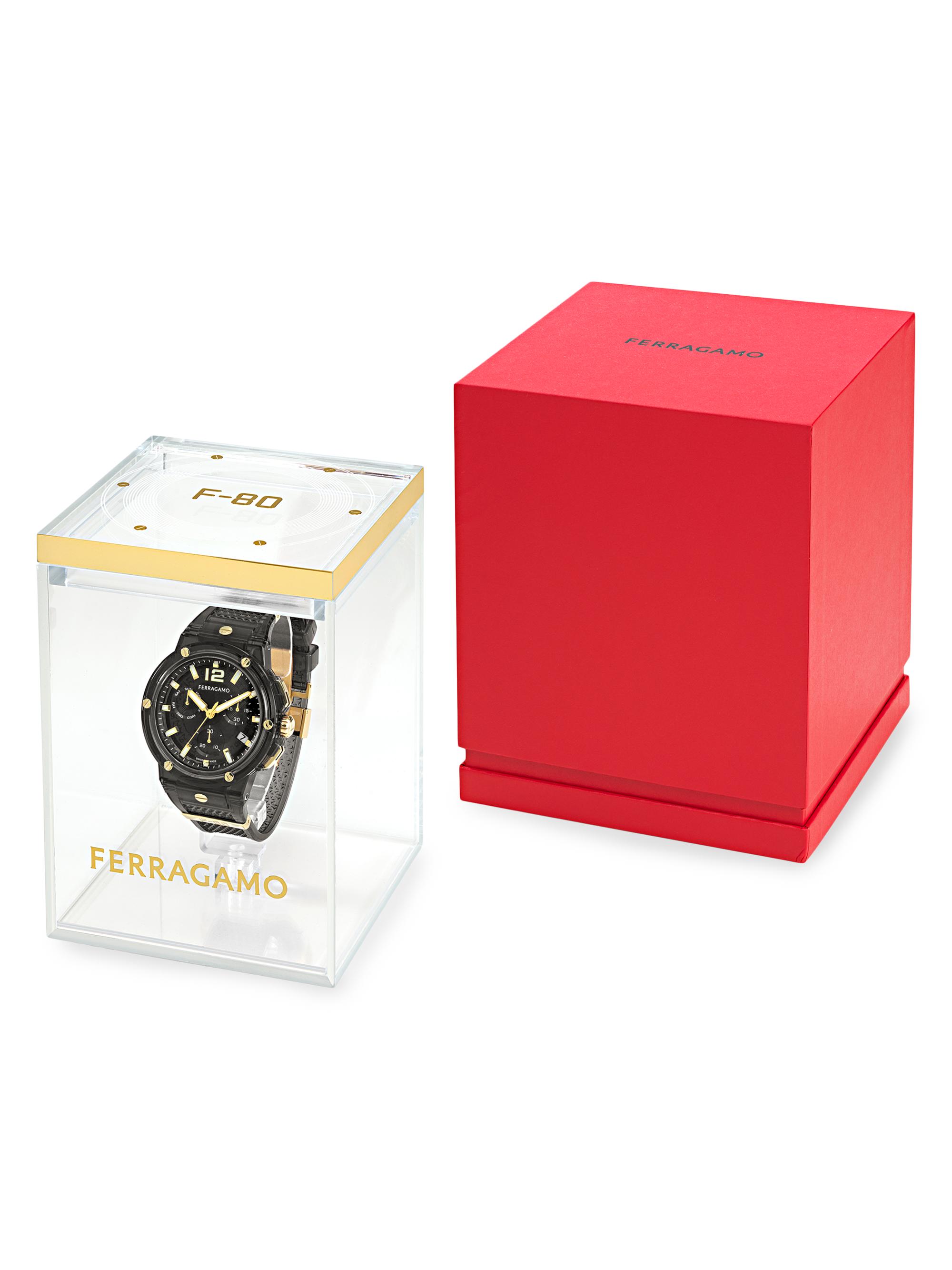 FERRAGAMO F-80 Translucent Chronograph Watch/44MM | Saks Fifth Avenue