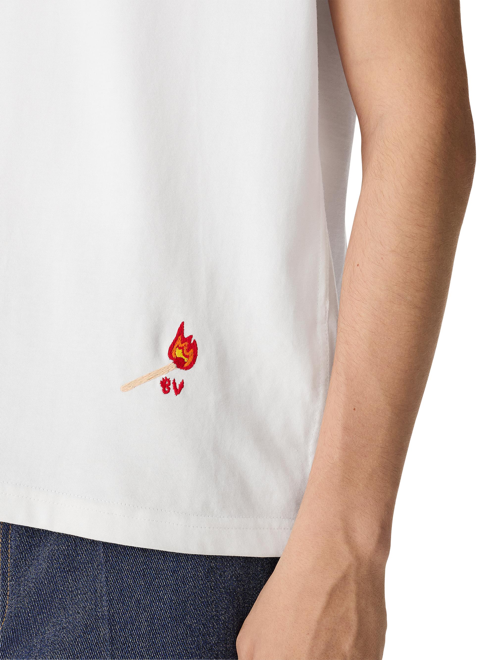 Bottega Veneta Embroidered Matchstick Cotton Jersey T-Shirt | Saks