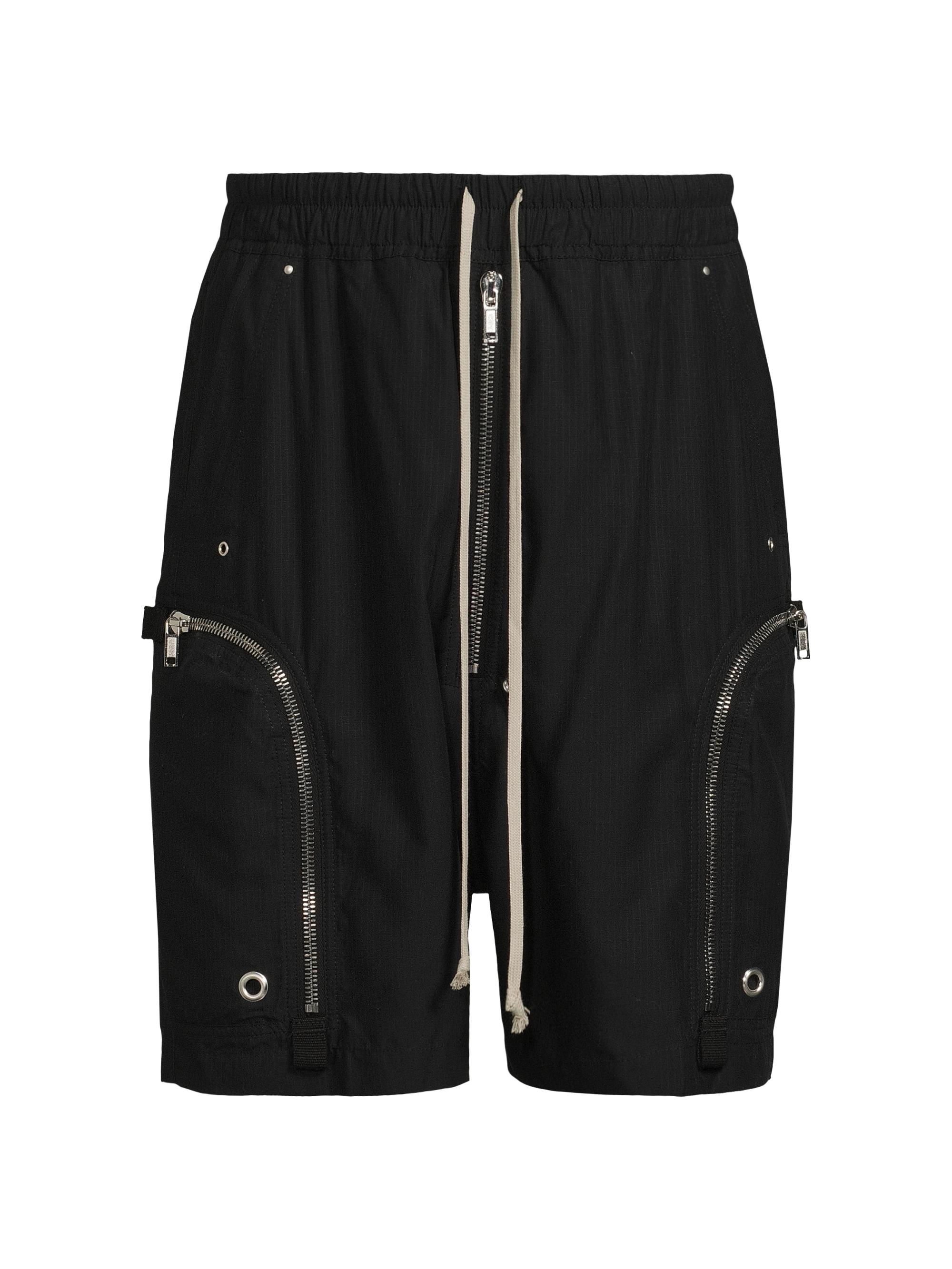 DRKSHDW by Rick Owens Men's Bauhaus Drawstring Shorts - Black