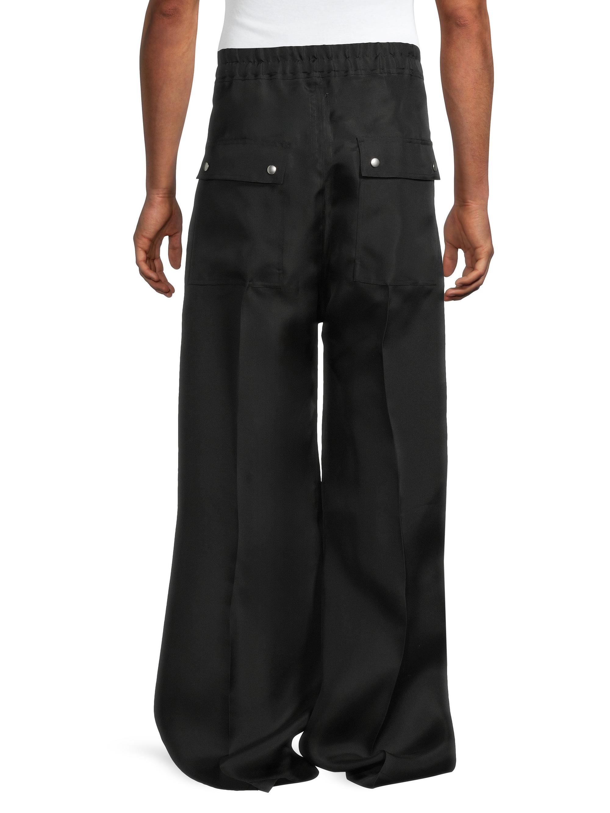 Rick Owens Silk Wide-Leg Cargo Pants | Saks Fifth Avenue