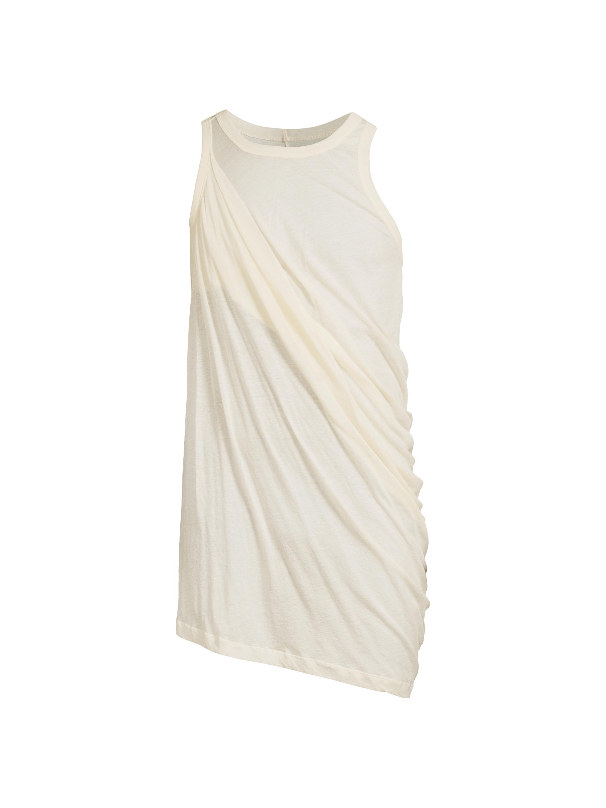 Rick Owens Men's Anthem Cotton Tank - Natural