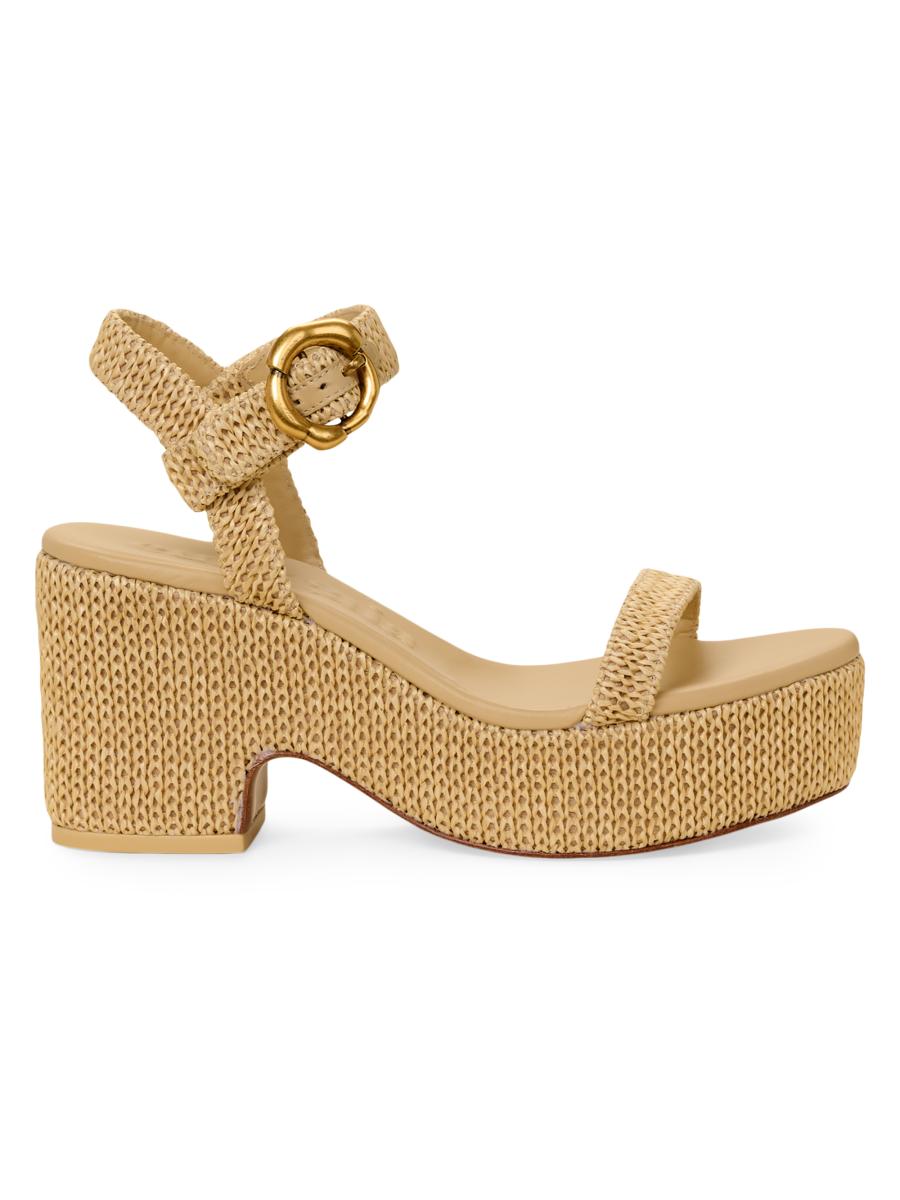 ★Cult Gaia★ ハンドバッグ カラー: Camel Leather clutch bag Cult Gaia Camel in Leather - 39483233