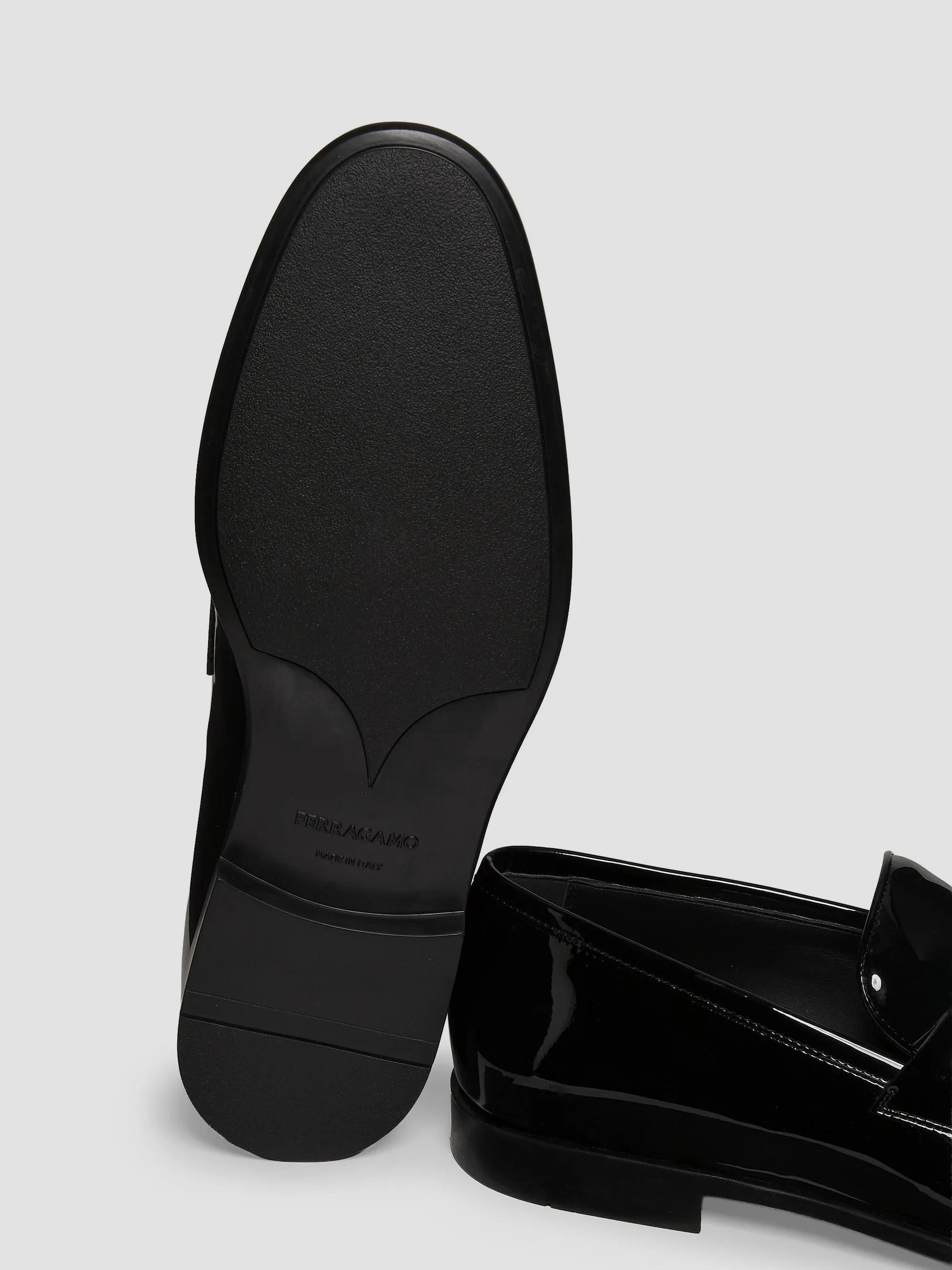 FERRAGAMO Foster Patent Leather Loafers | Saks Fifth Avenue display picture 3