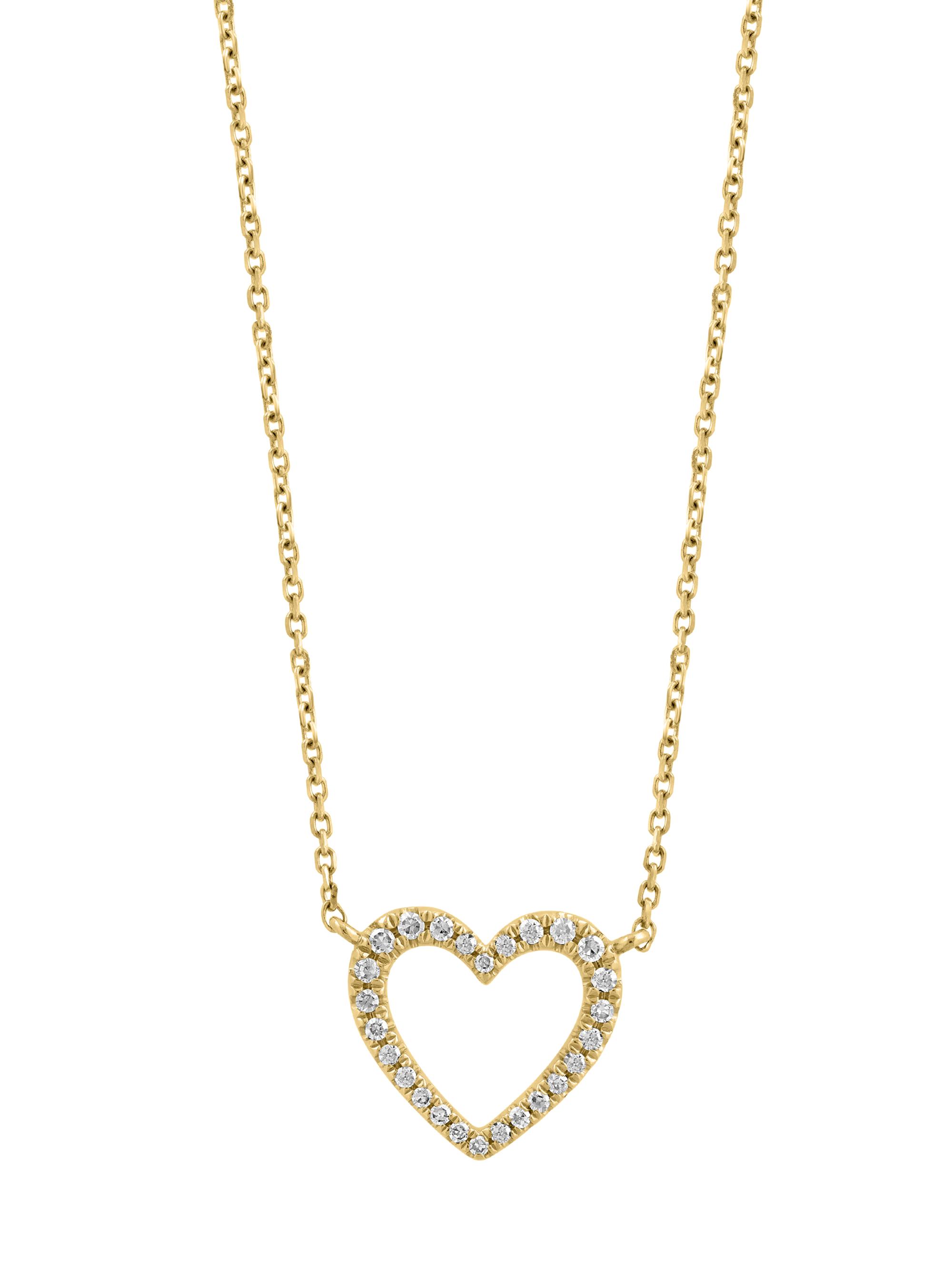 Saks Fifth Avenue Collection Women's 14K Yellow Gold & 0.11 TCW Diamond Necklace - Yellow Gold