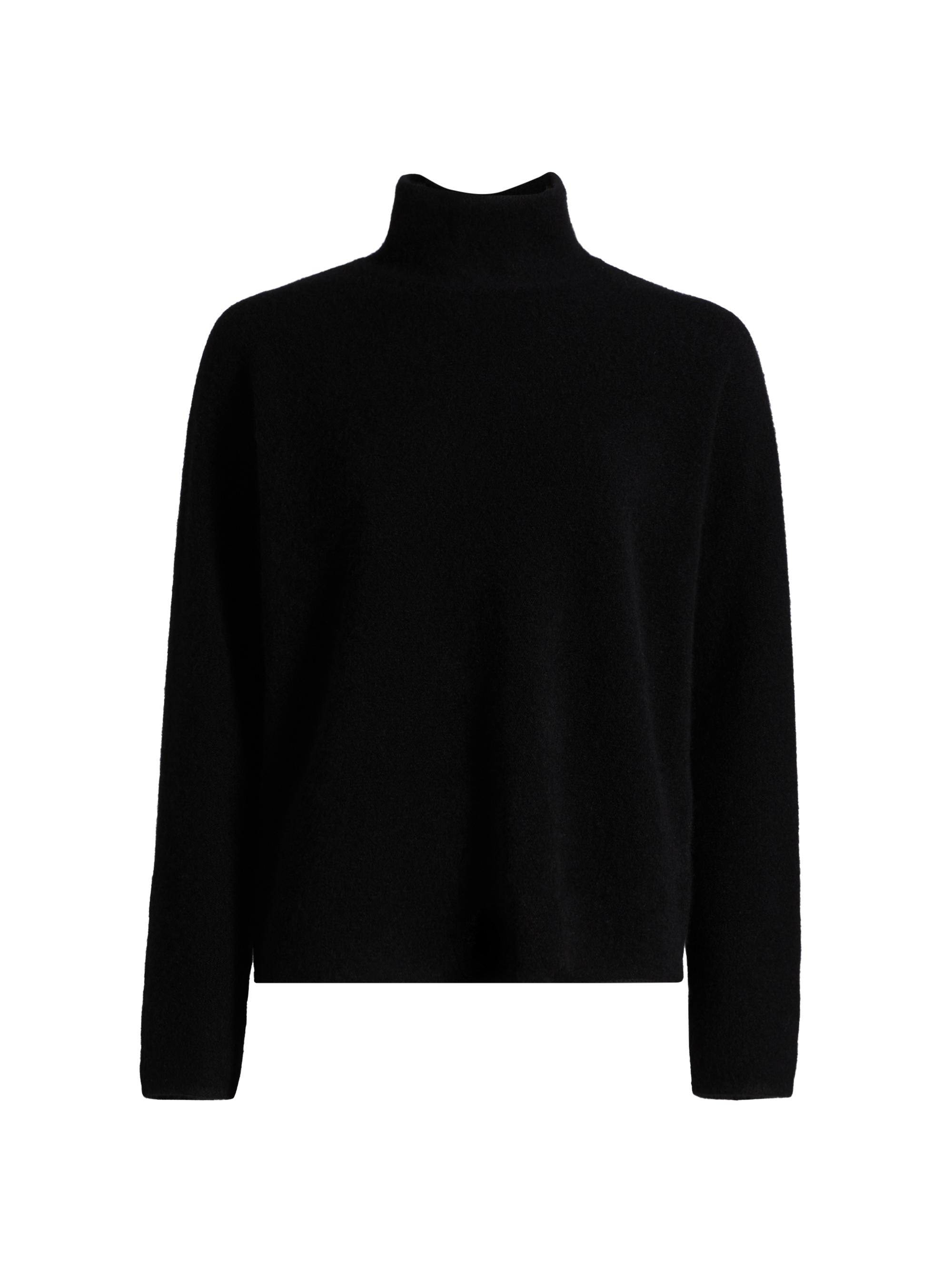 Vince Women's Boxy Turtleneck Cashmere Sweater - Black