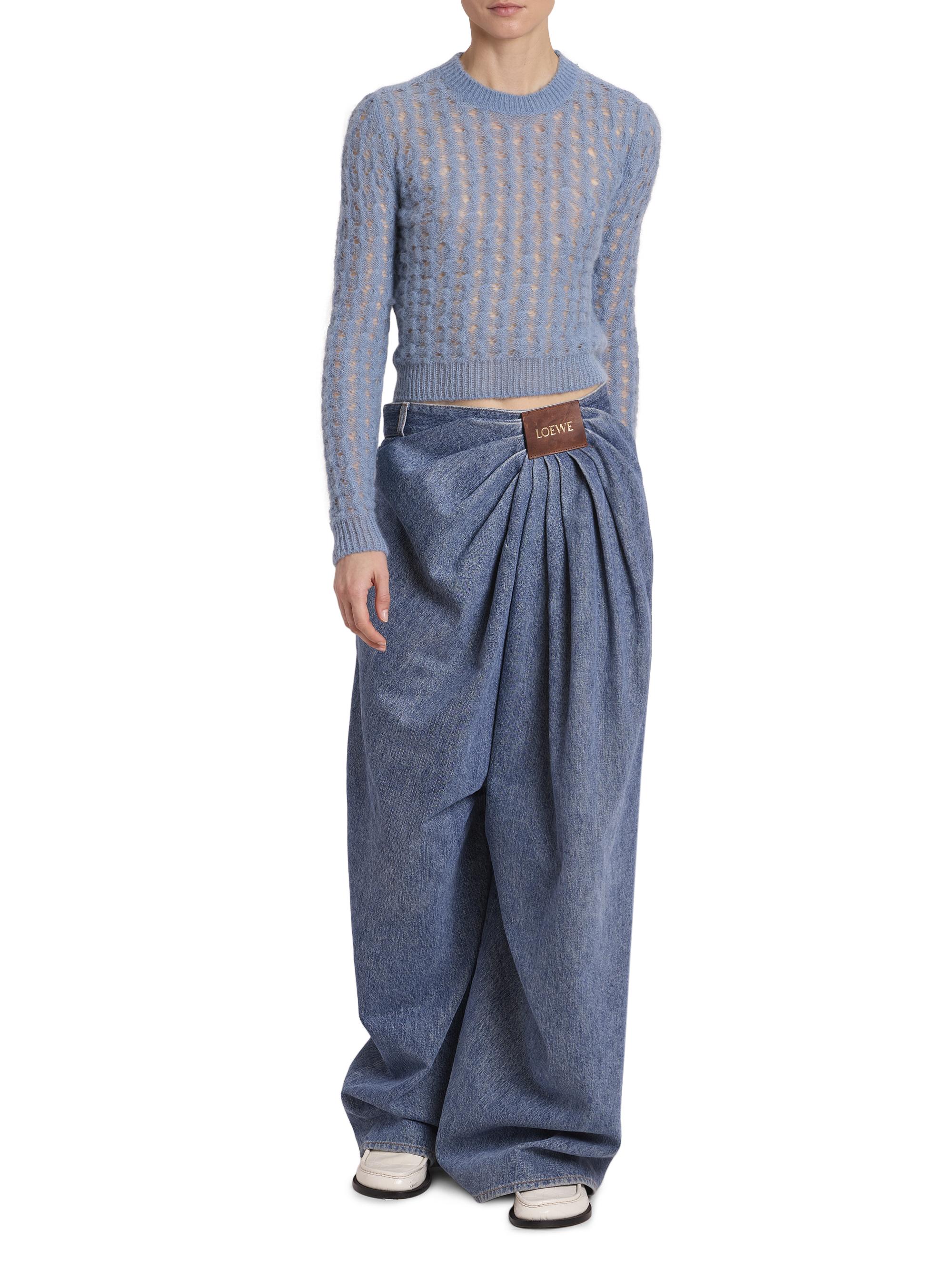 LOEWE Mohair Cable-Knit Sweater | Saks Fifth Avenue