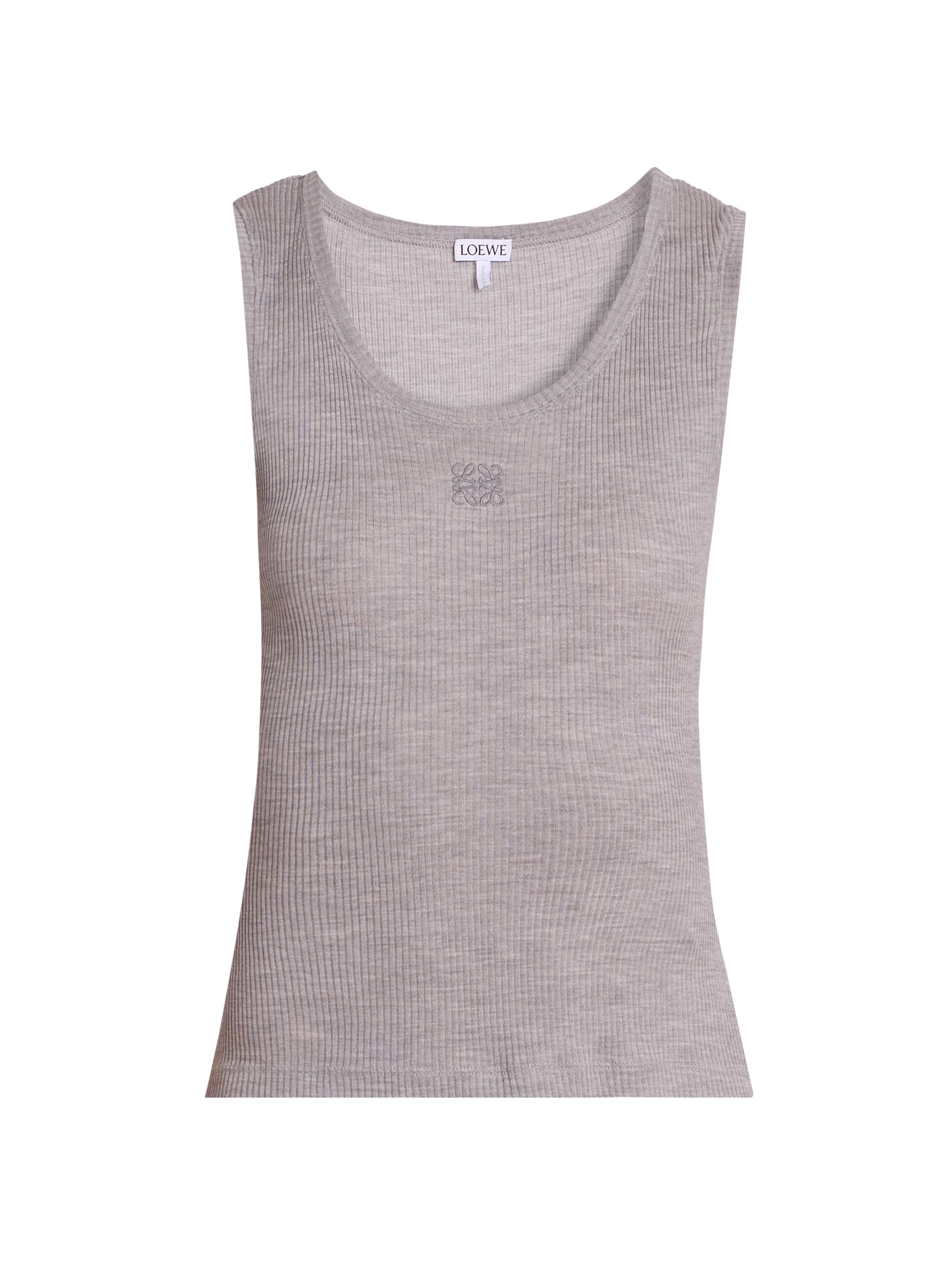 LOEWE Women's Anagram Tank Top - Grey Melange