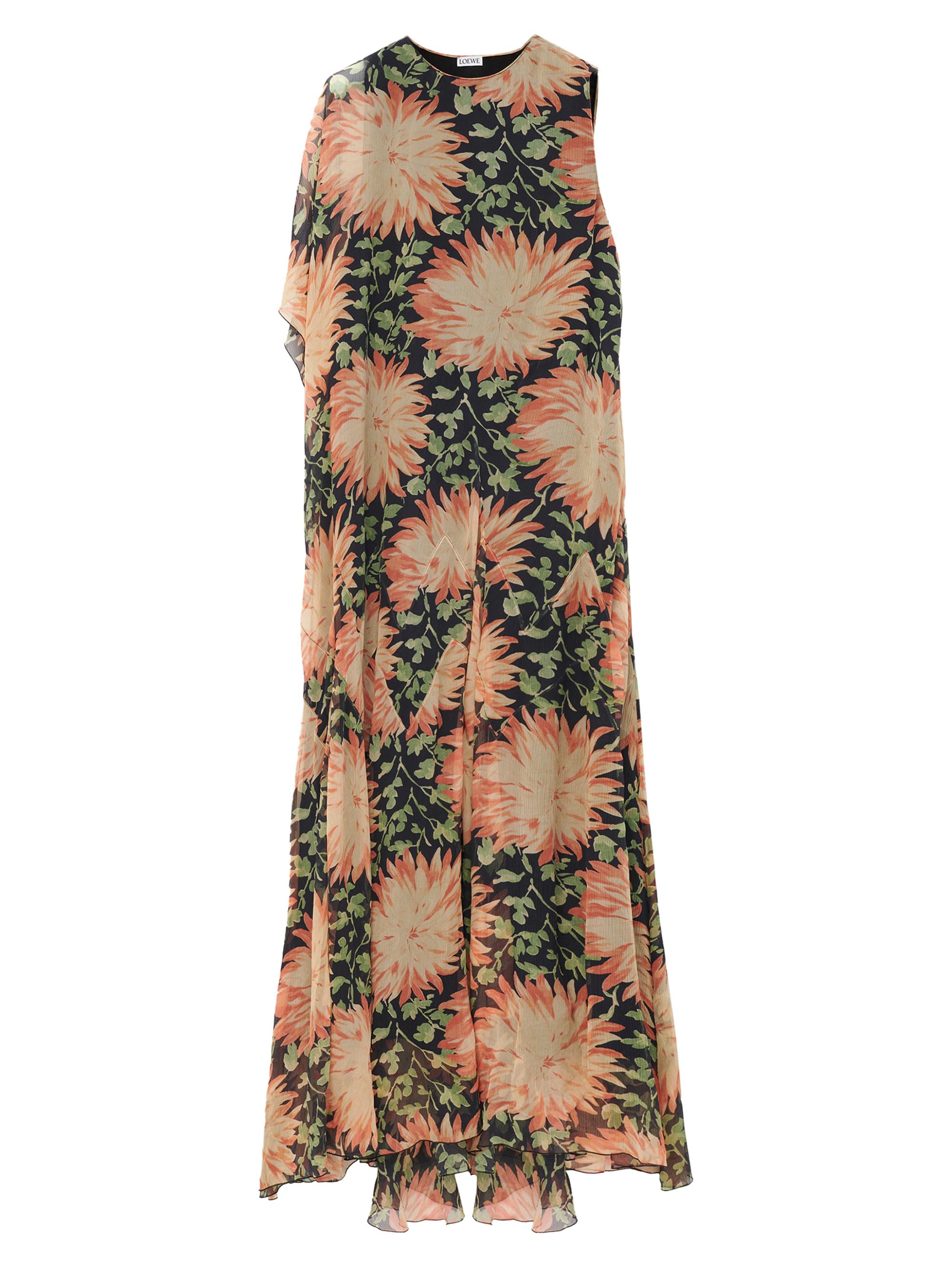 LOEWE Women's Floral Silk Maxi Dress
