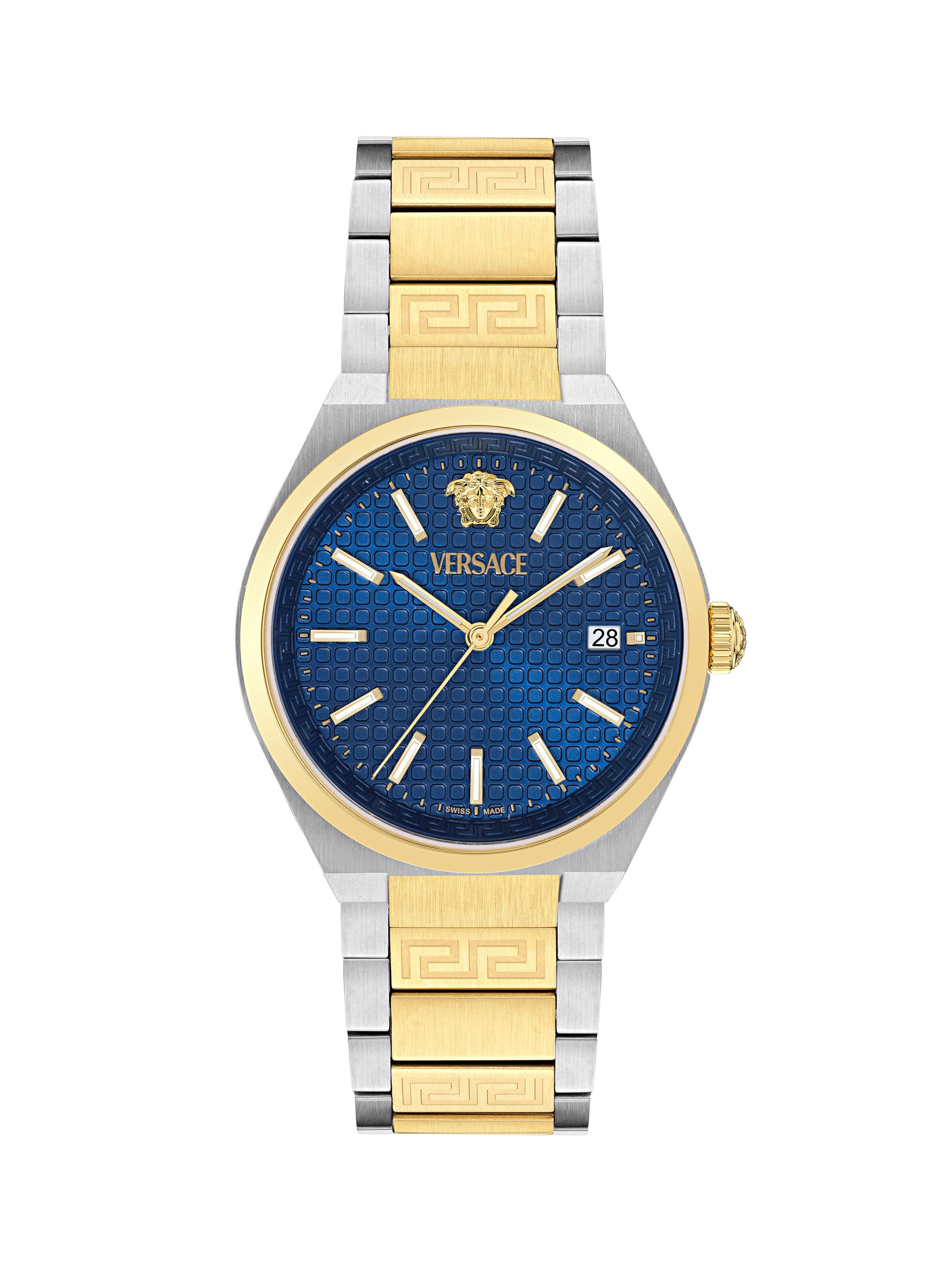 Versace Greca Logo Diver Stainless Steel Bracelet Watch/43MM