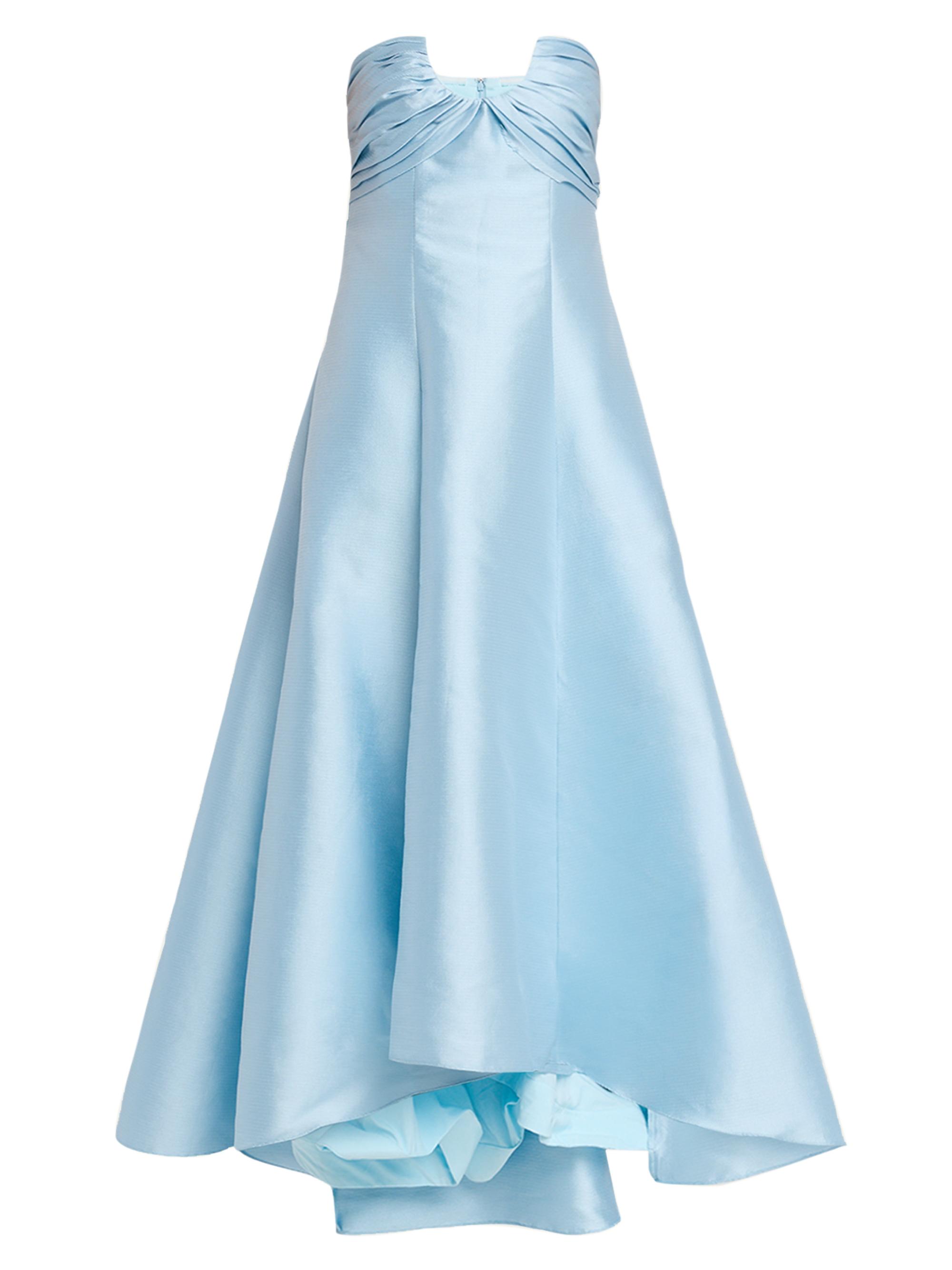elegant white dresses for wedding Hadley Strapless Drop Waist Gown by Jewel Badgley Mischka main image 1
