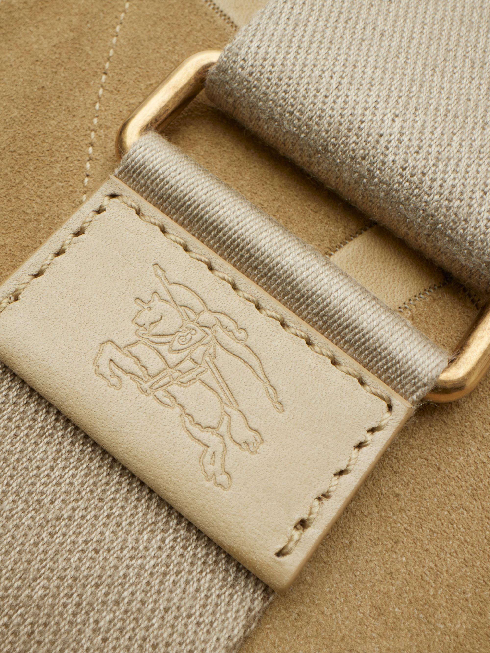 Burberry Check Suede Crossbody Bag | Saks Fifth Avenue