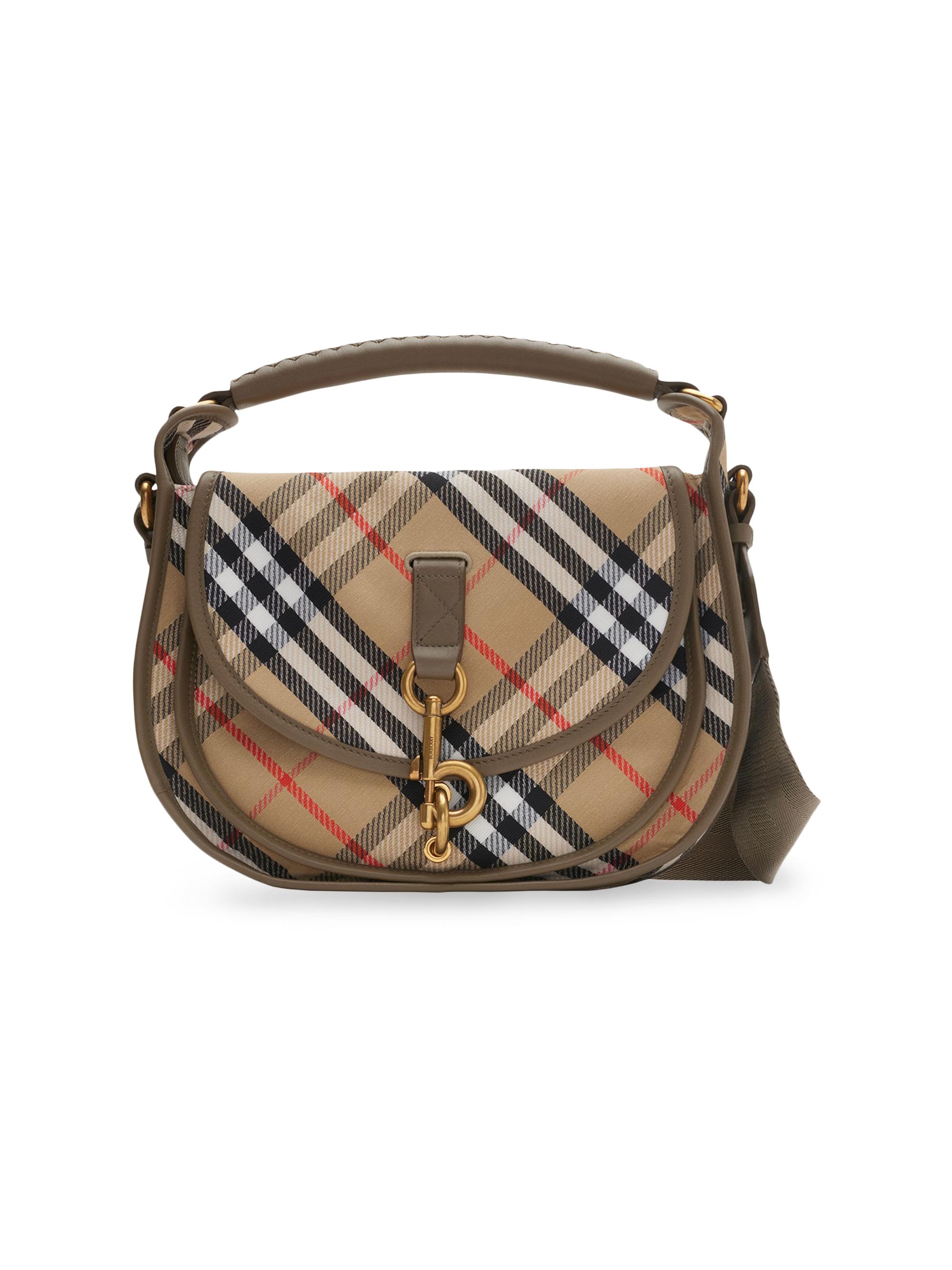 Burberry Women's Check Crossbody Bag - Sand Ip Check