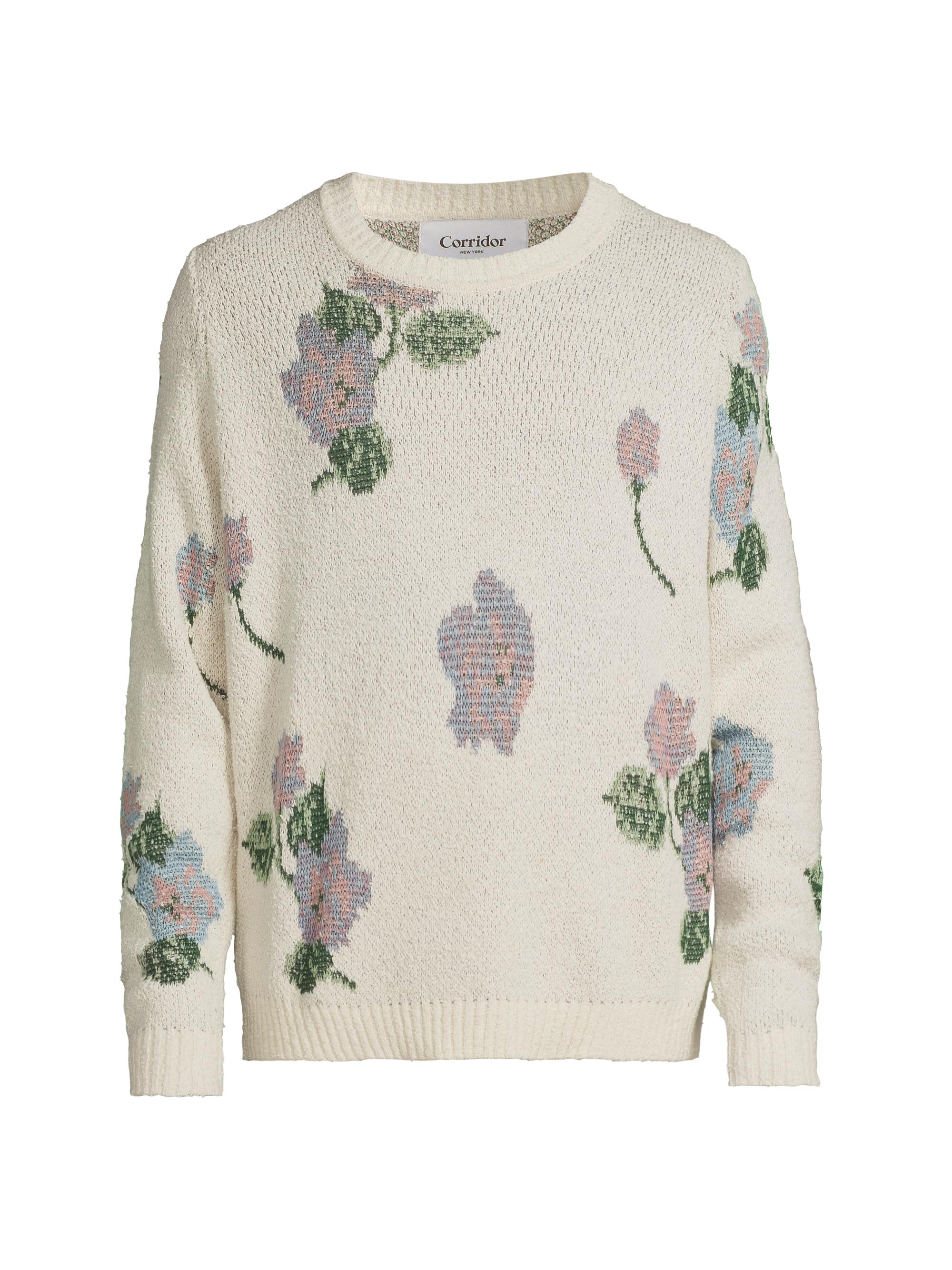 Corridor Men's Resonance Botanic Crewneck Sweater - Natural