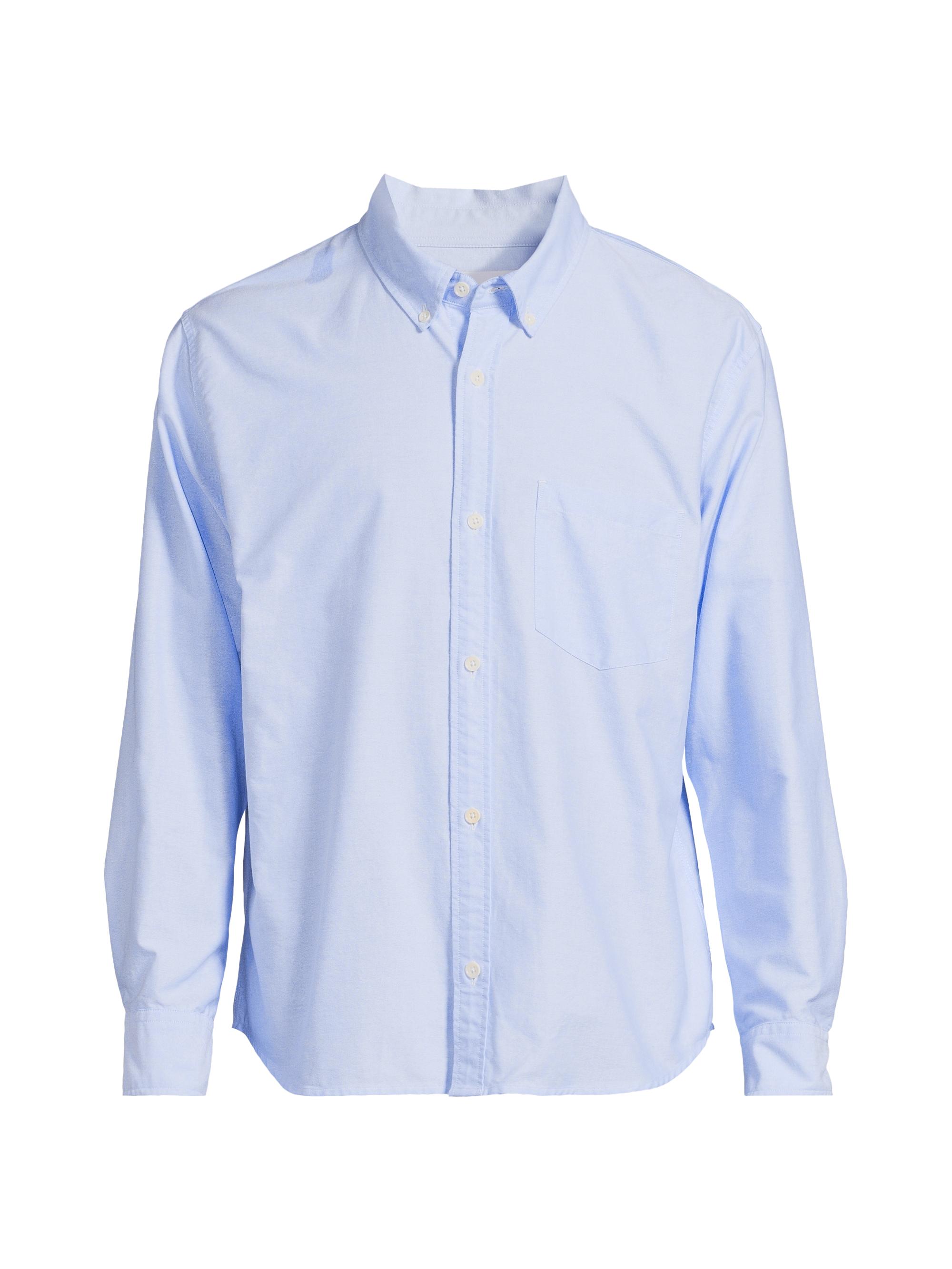 Corridor Men's Resonance Oxford Cotton Button-Front Shirt - Chambray | Thumbnail 7