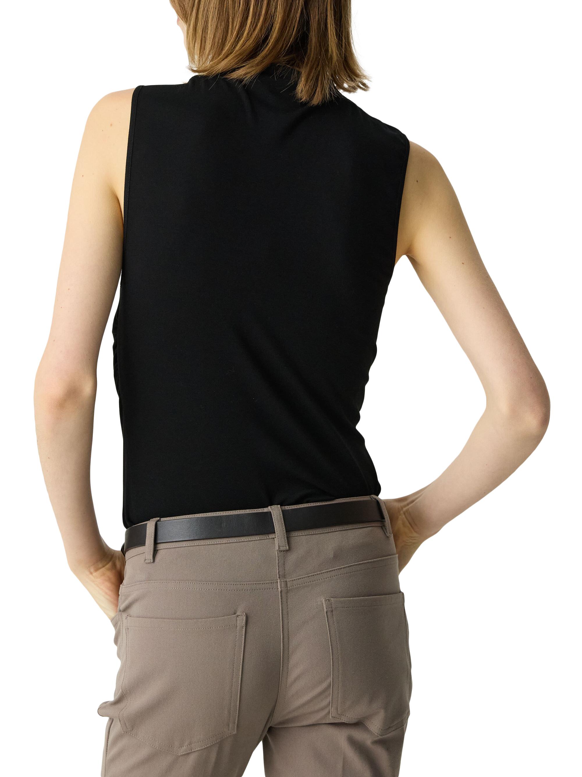 PHERE Scheat 2way drape tops ブラック The Drape Top Black – CHRYSANTHOUx