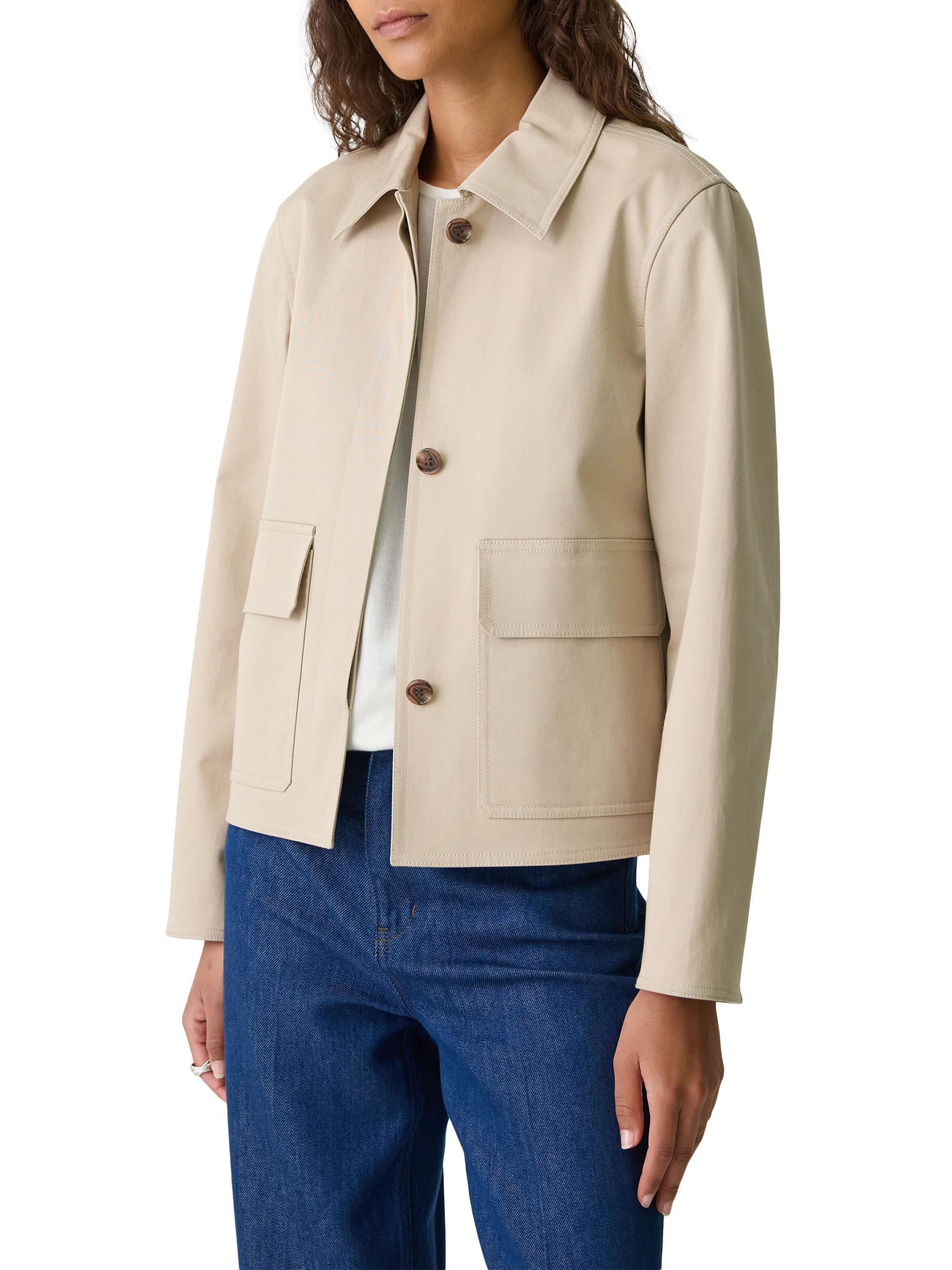 theory ジャケット Theory Cotton Boxy Patch Jacket | Saks Fifth Avenue