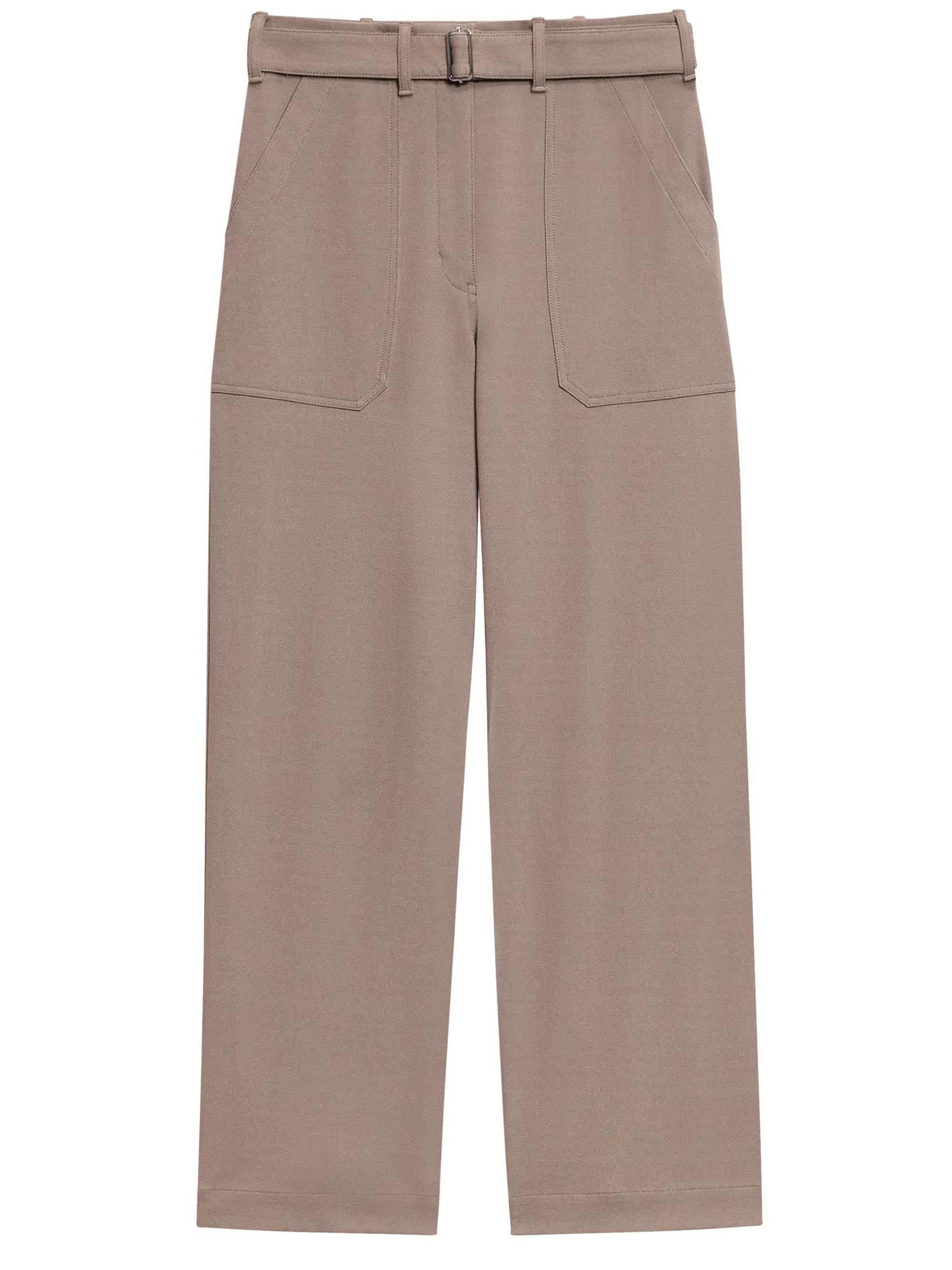 Theory Women's Utility Wide-Leg Pants - Walnut