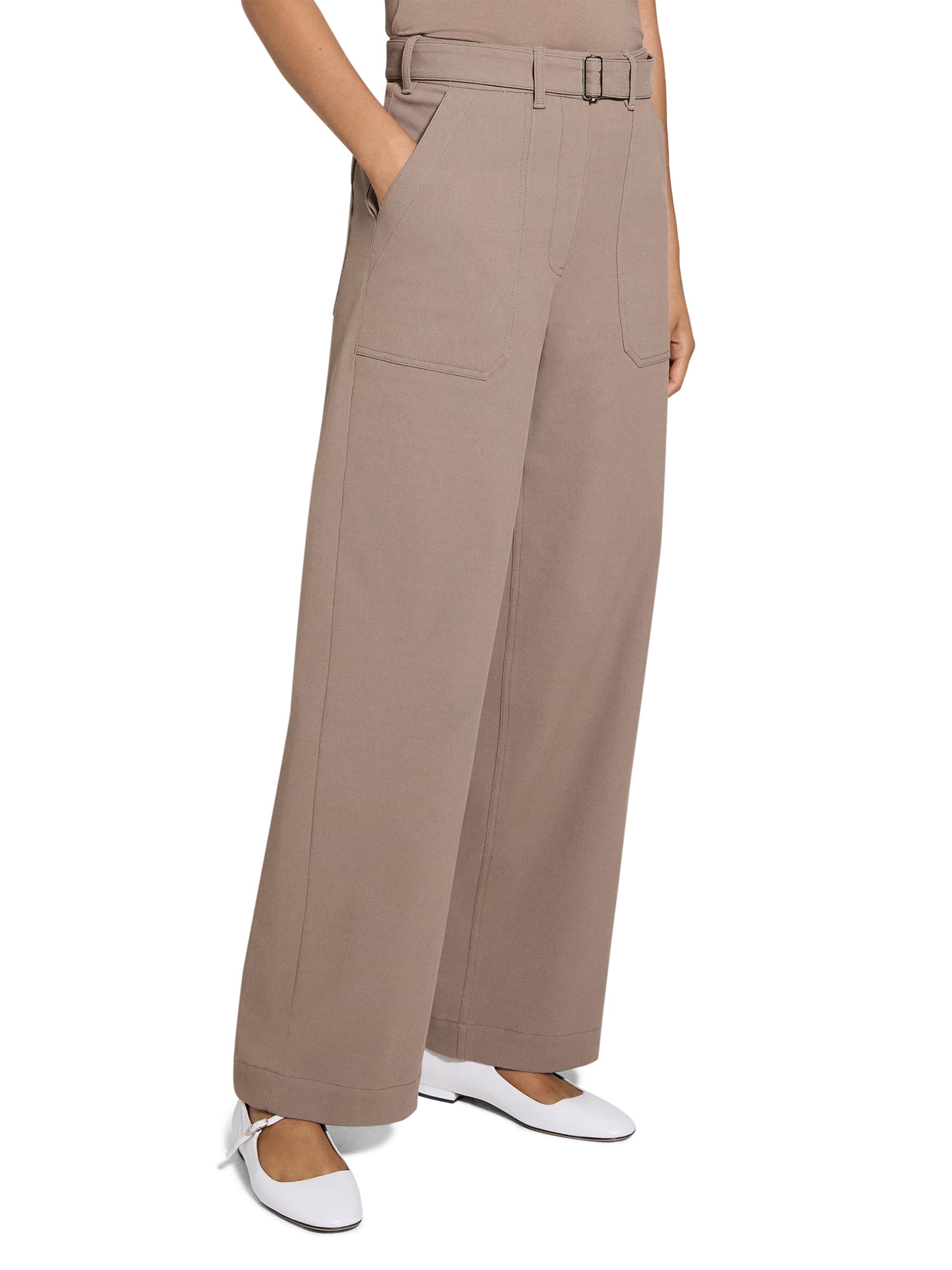 Theory Utility Wide-Leg Pants | Saks Fifth Avenue