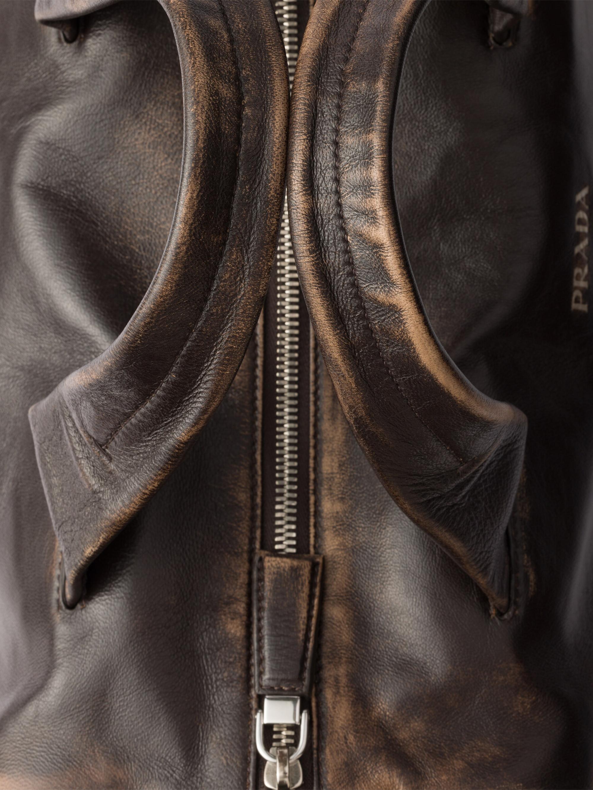 Prada Nappa Leather Duffle Bag | Saks Fifth Avenue