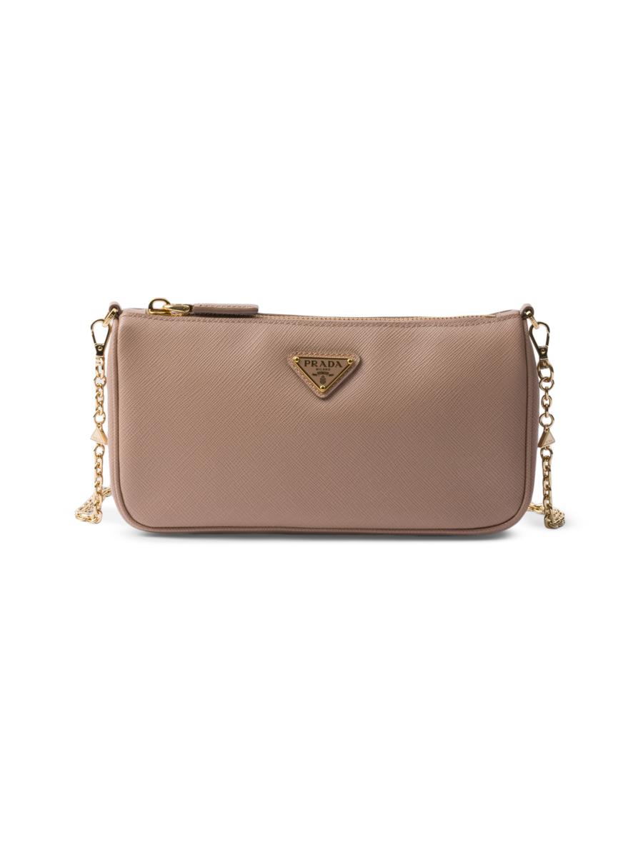 PRADA Brushed Leather Small Tote Crossbody Bag【Aランク】 Prada Small Brushed Leather Tote Bag | Saks Fifth Avenue