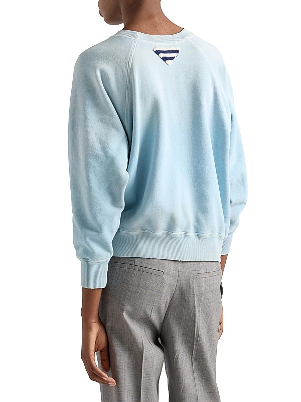 Shop Prada Cotton Crewneck Sweatshirt | Saks Fifth Avenue Shop Prada Cotton Crewneck Sweatshirt | Saks Fifth Avenue