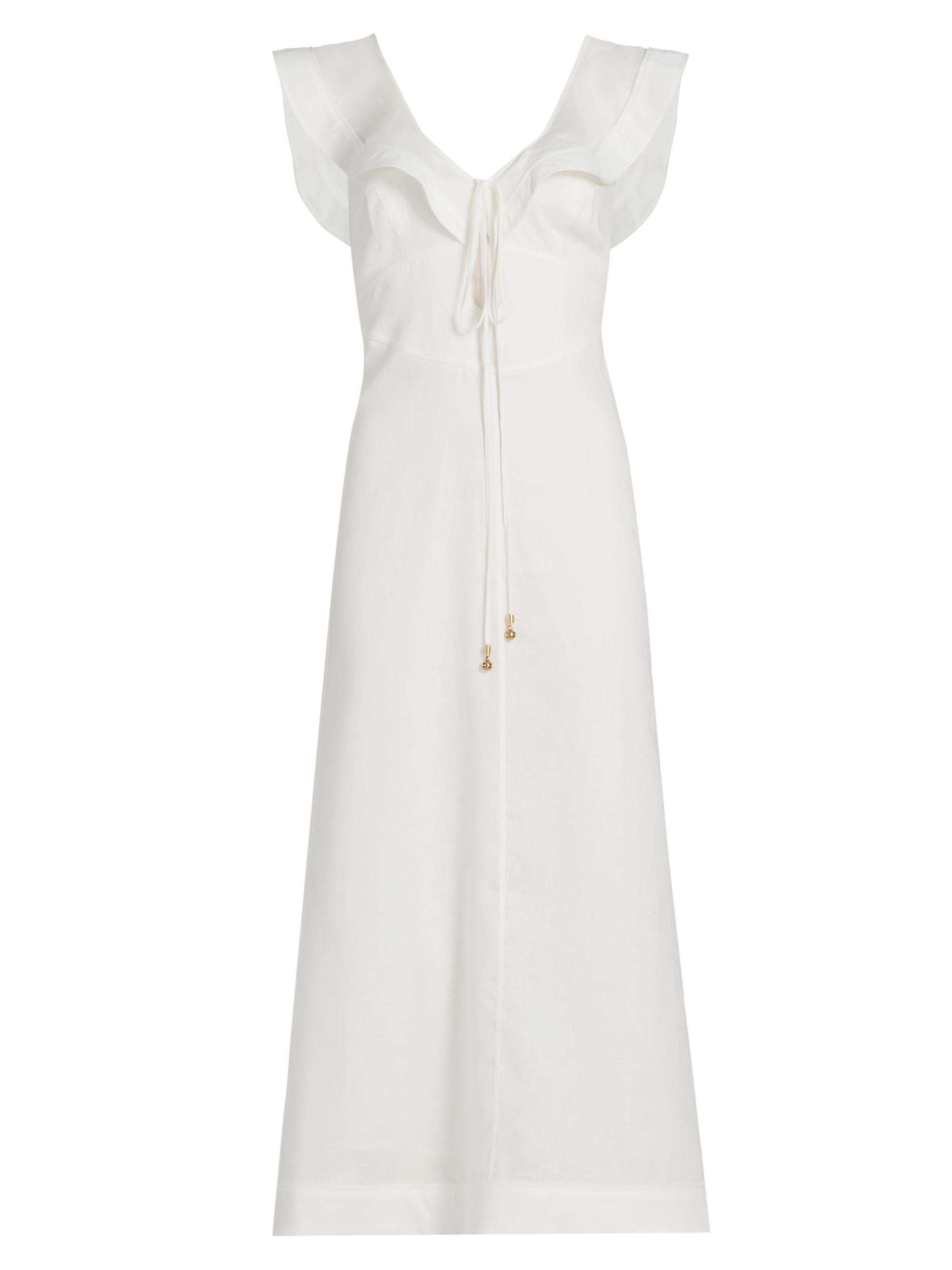 Zimmermann Women's Rhiannon Flutter Midi-Dress -