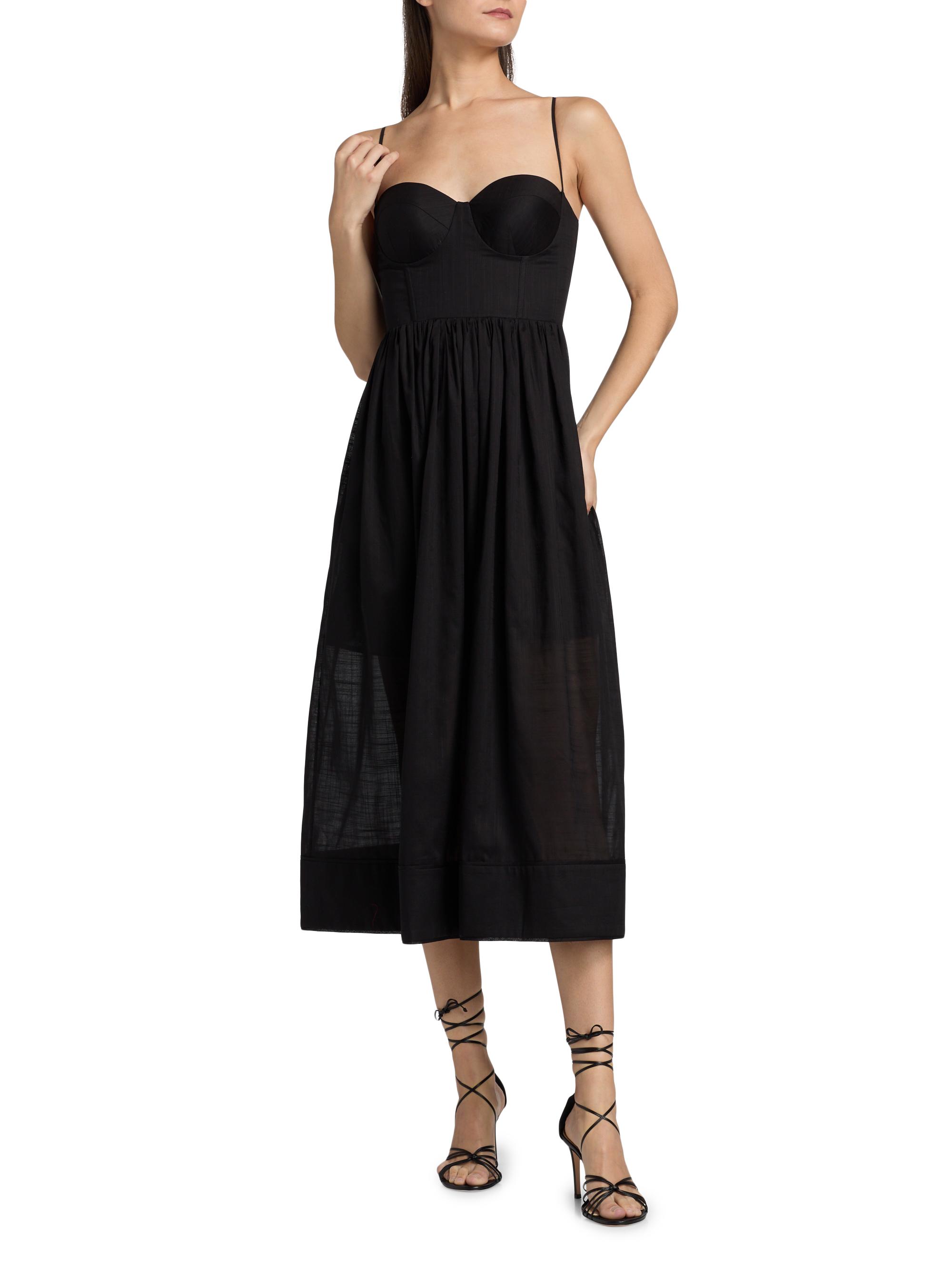 Zimmermann Rhiannon Corset Midi-Dress | Saks Fifth Avenue