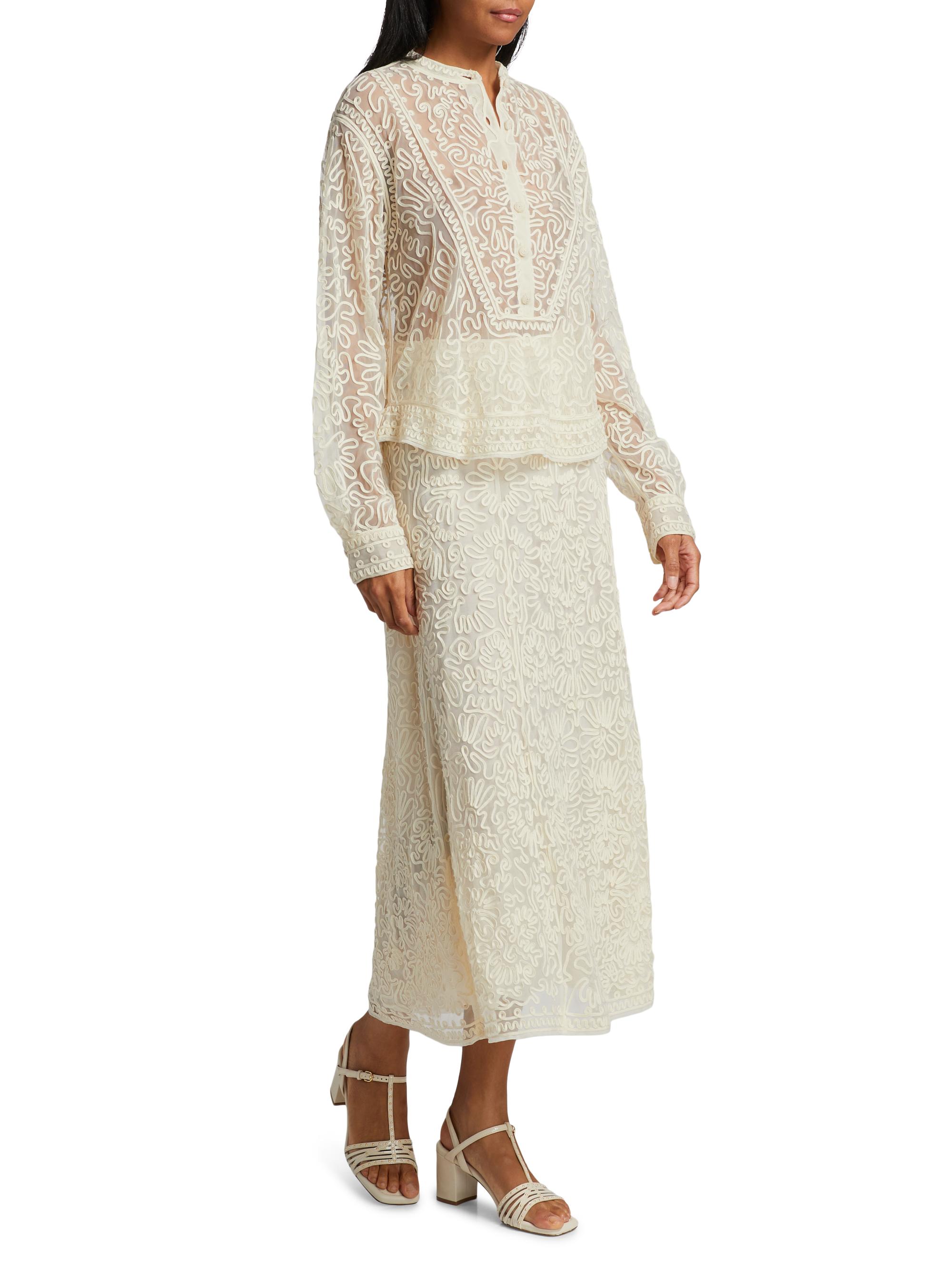 Ulla Johnson Katja Corded Maxi Skirt | Saks Fifth Avenue