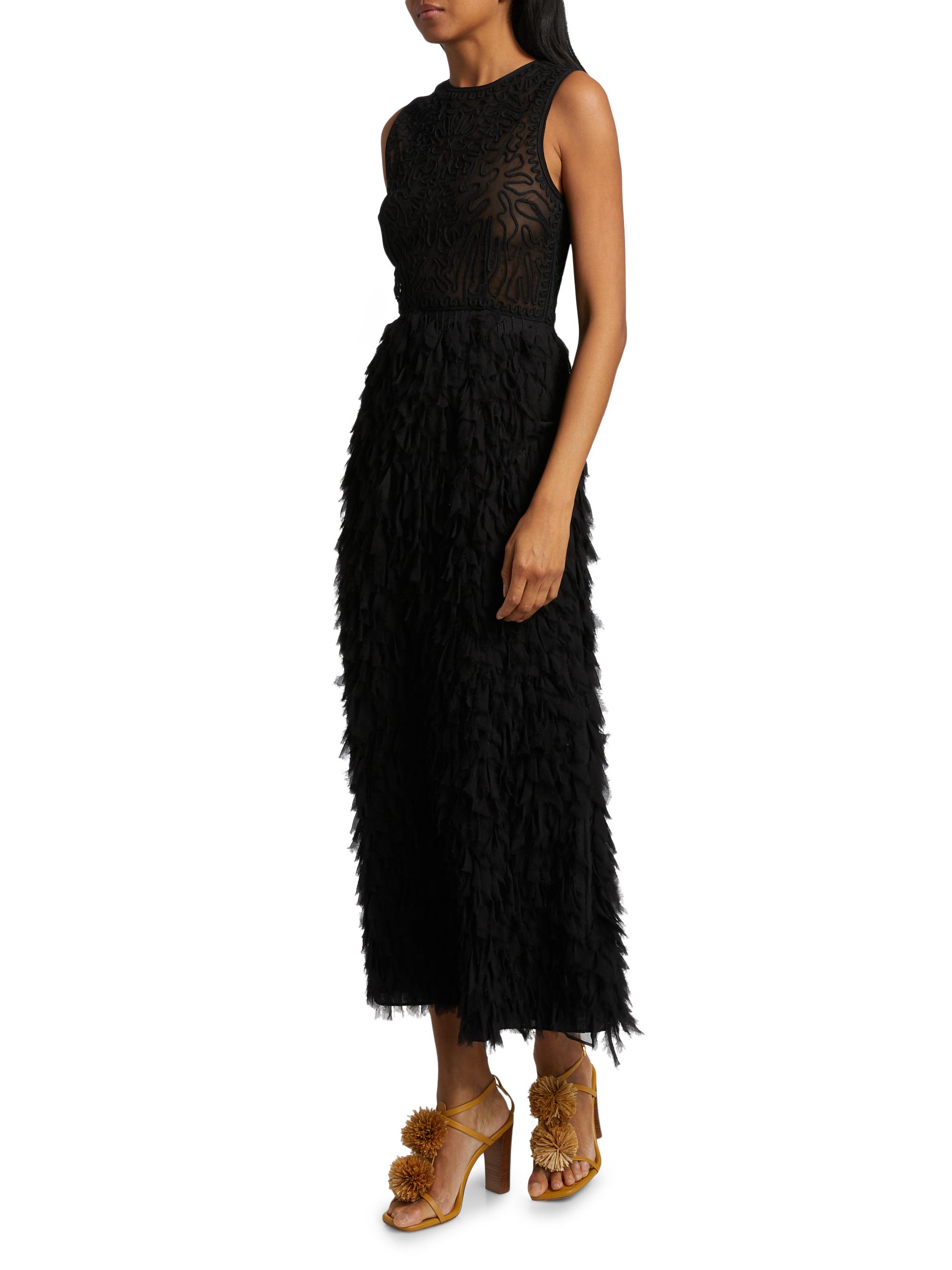 Ulla Johnson Lara Lace Fringe Cocktail Dress | Saks Fifth Avenue