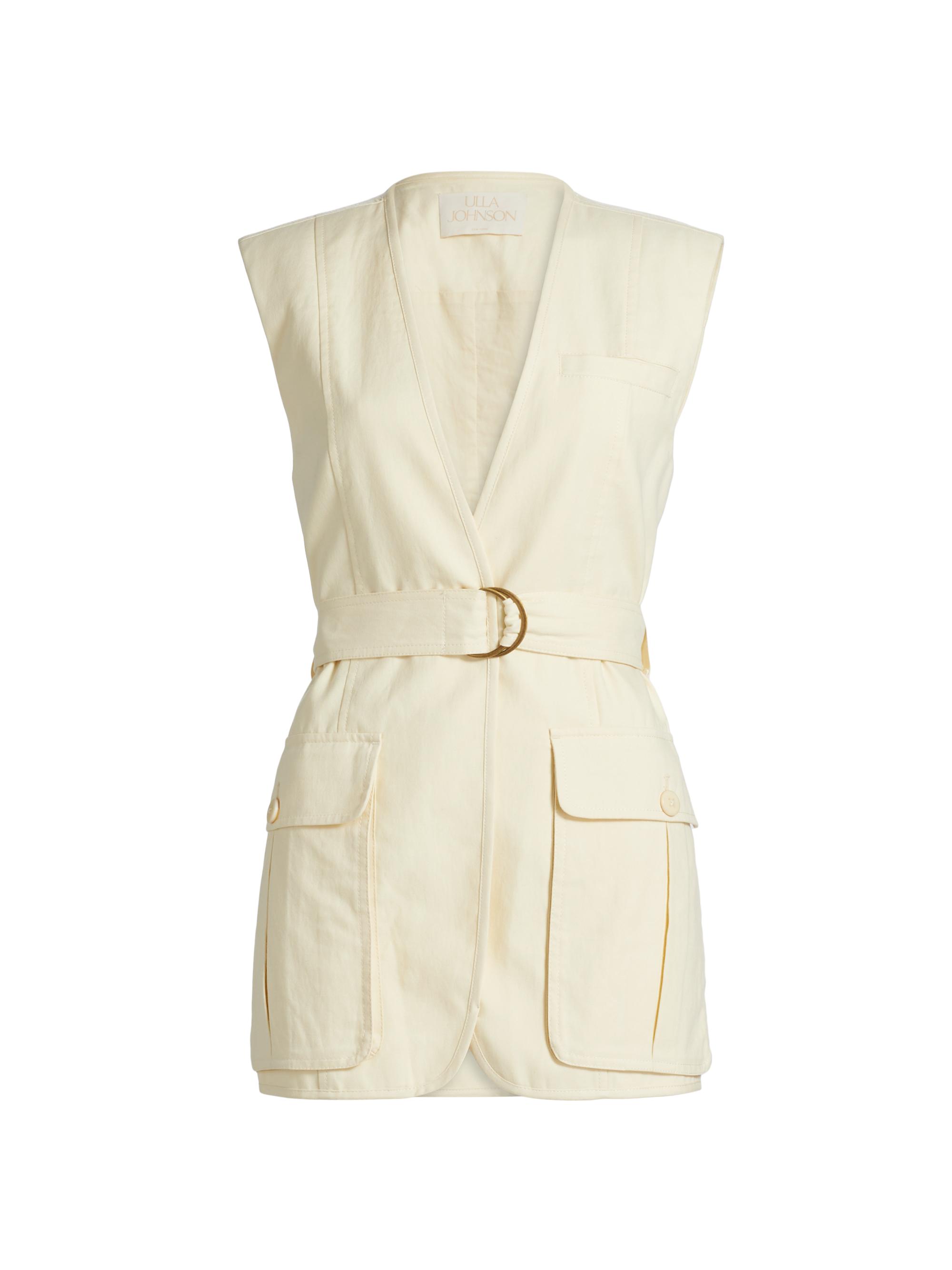 Ulla Johnson Women's Twyla Long Vest - Cowrie