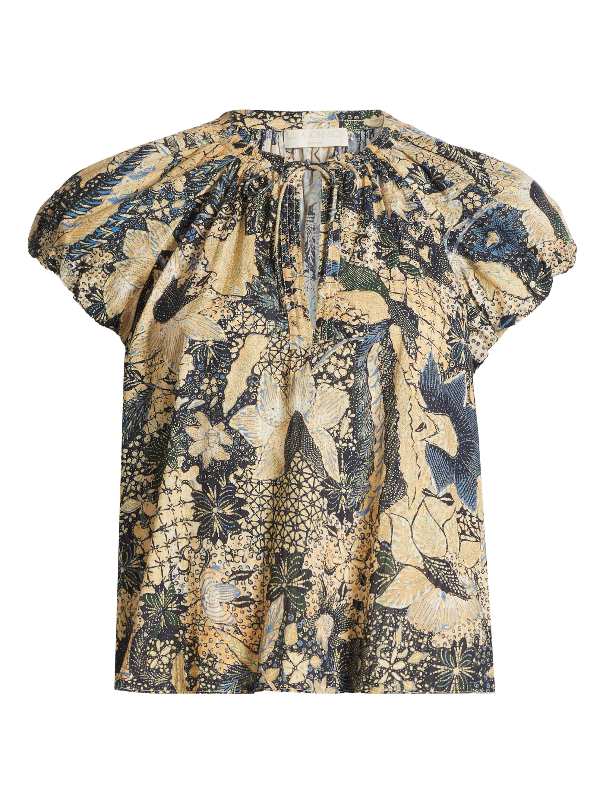 Ulla Johnson Women's Issa Floral Top - Bellflower