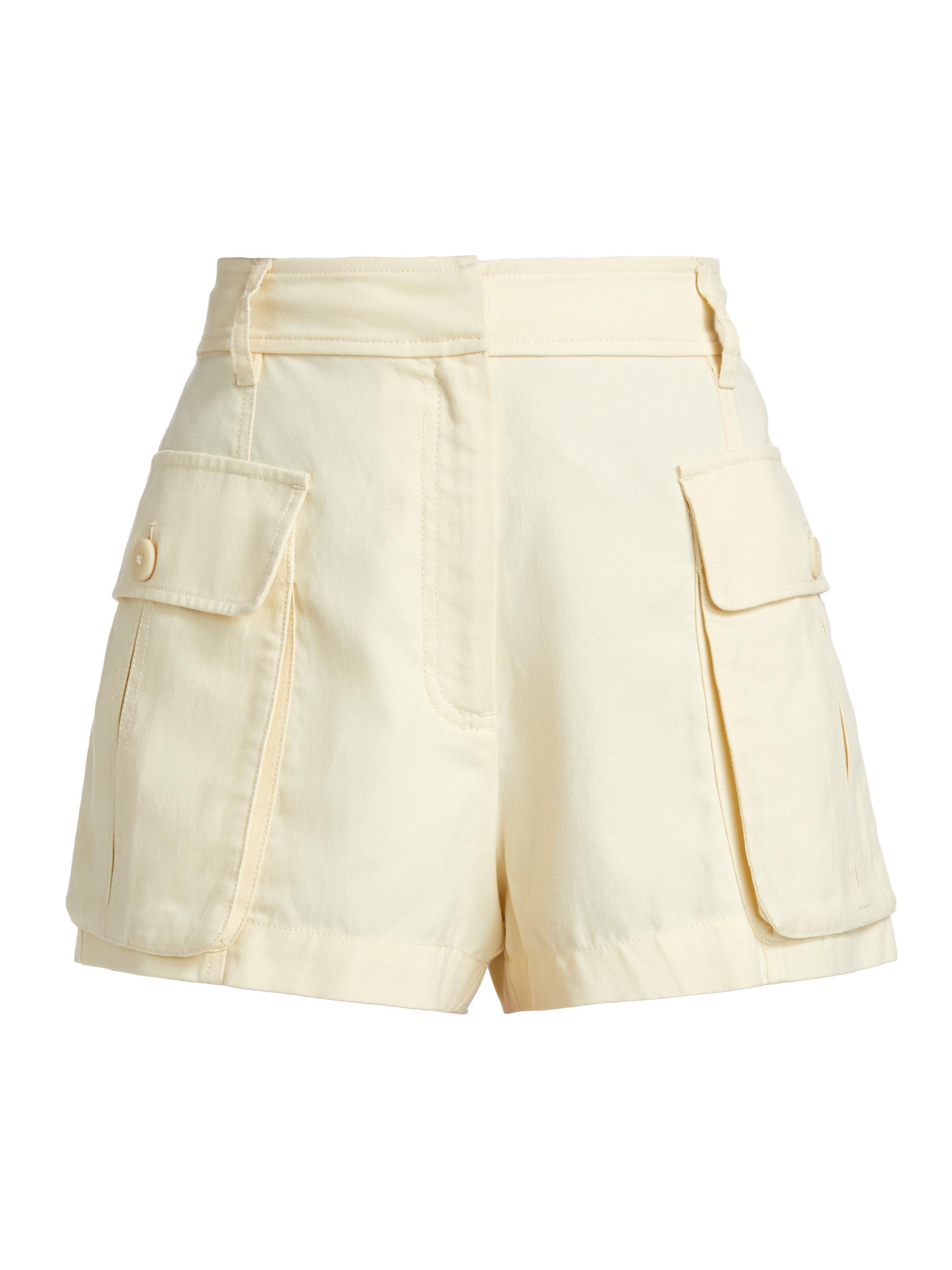 Ulla Johnson Women's Sadie High-Rise Shorts - Cowrie