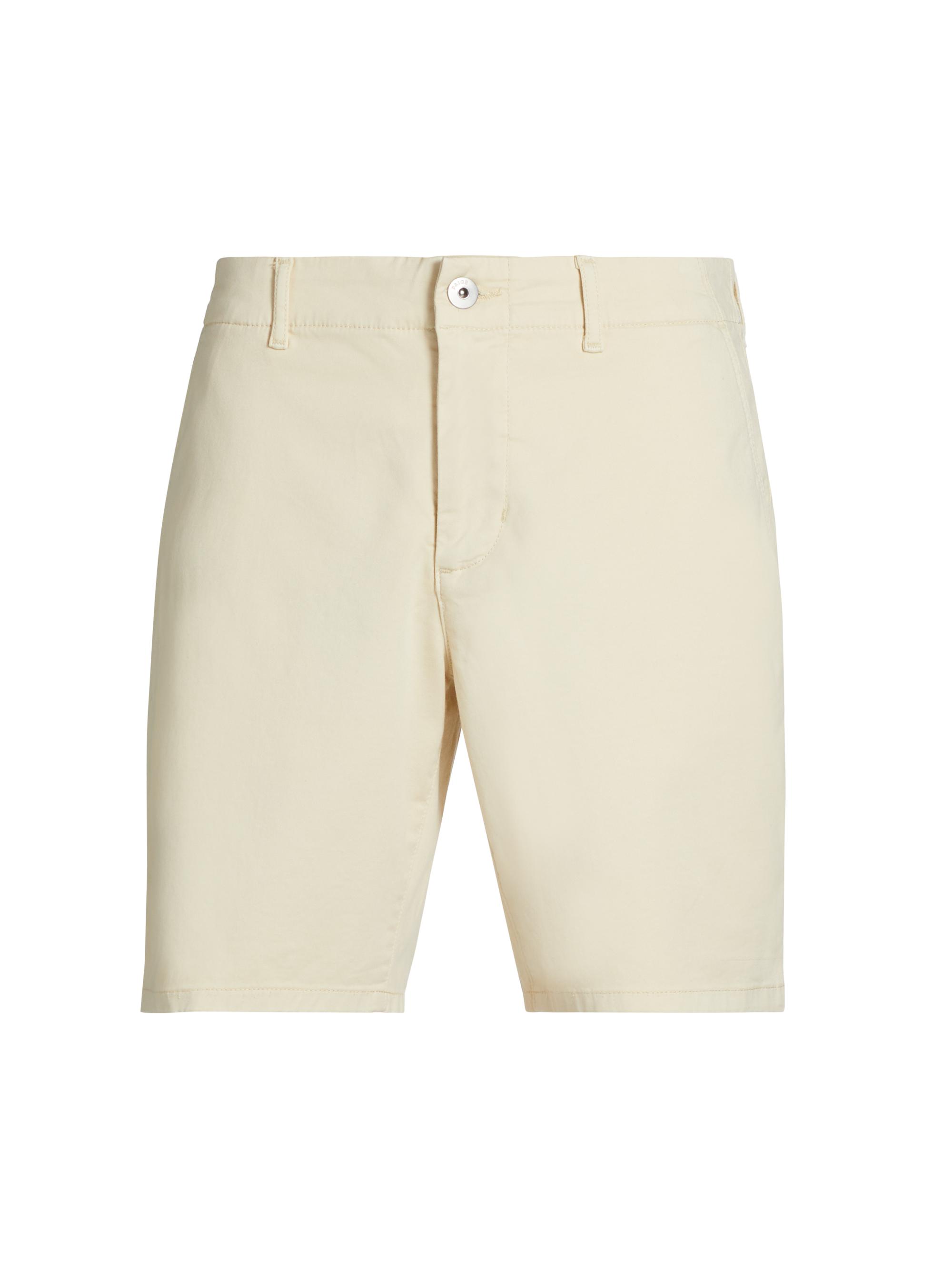 Paige Men's Phillips Stretch-Cotton Shorts - Cream Tusk
