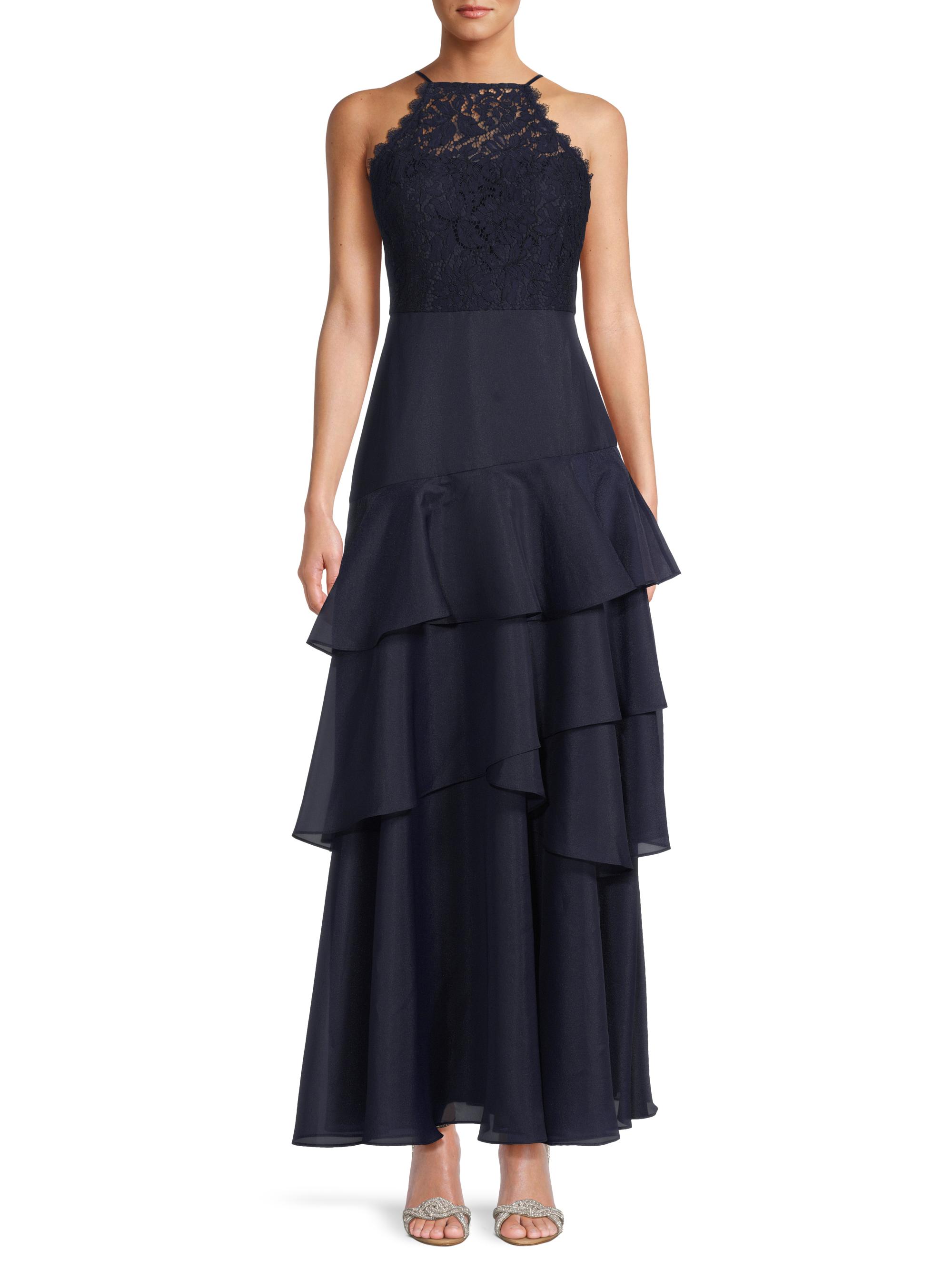 Aidan Mattox Organza Ruffled Tiered Maxi Dress | Saks Fifth Avenue
