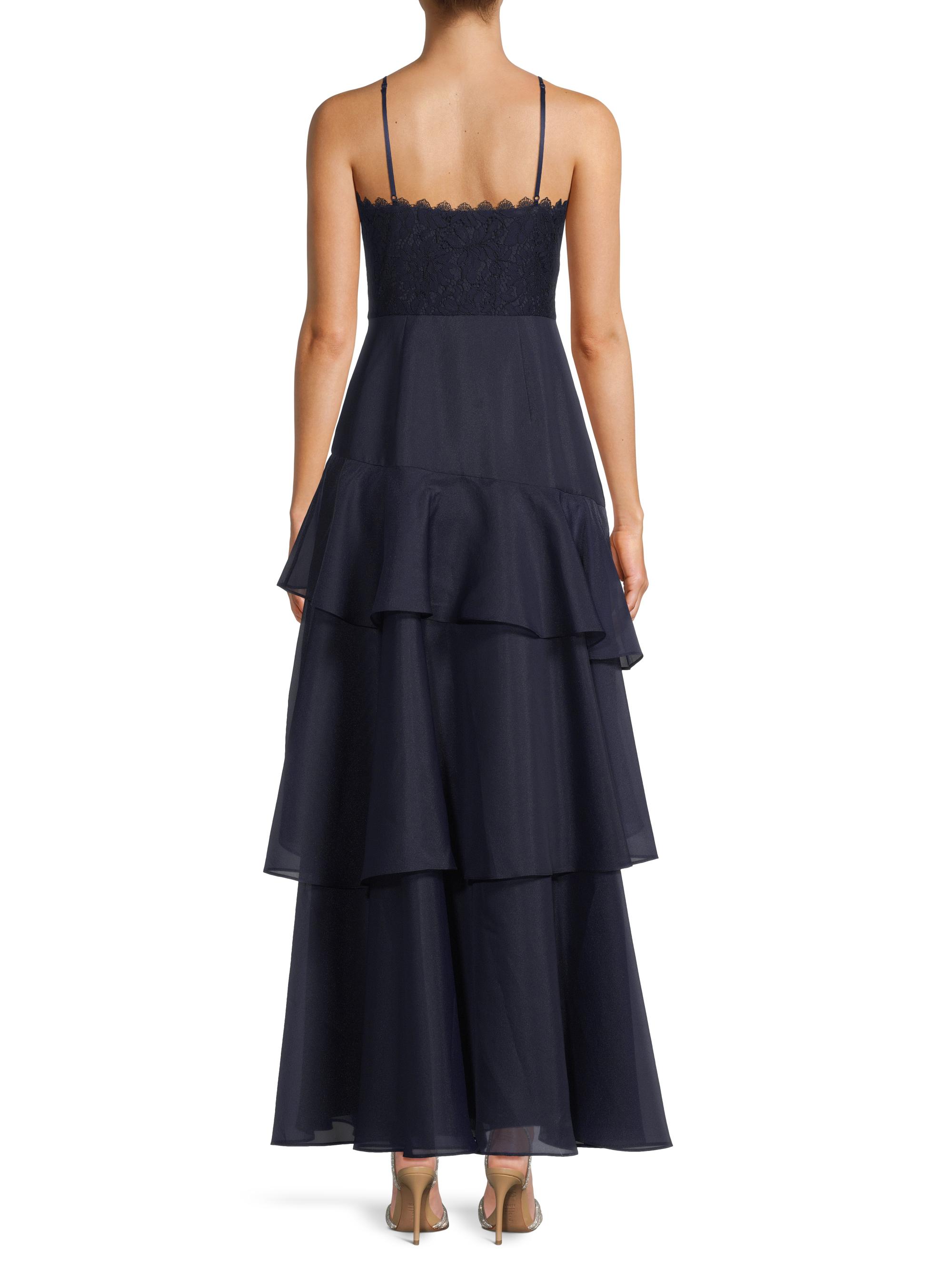 Aidan Mattox Organza Ruffled Tiered Maxi Dress | Saks Fifth Avenue